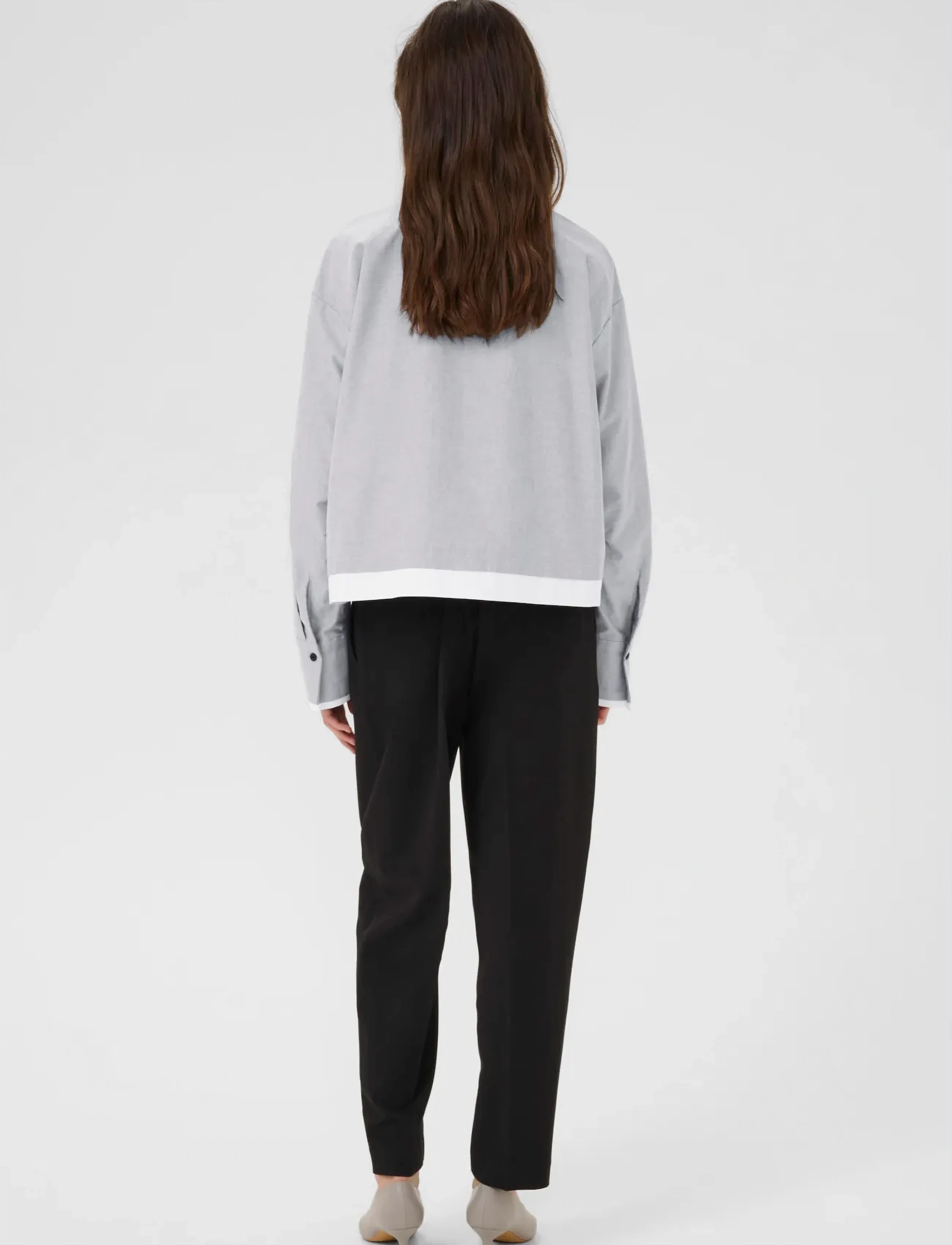 Karen By Simonsen - KBDeborah Tessa Shirt - long-sleeved shirts - thunderstorm - 4