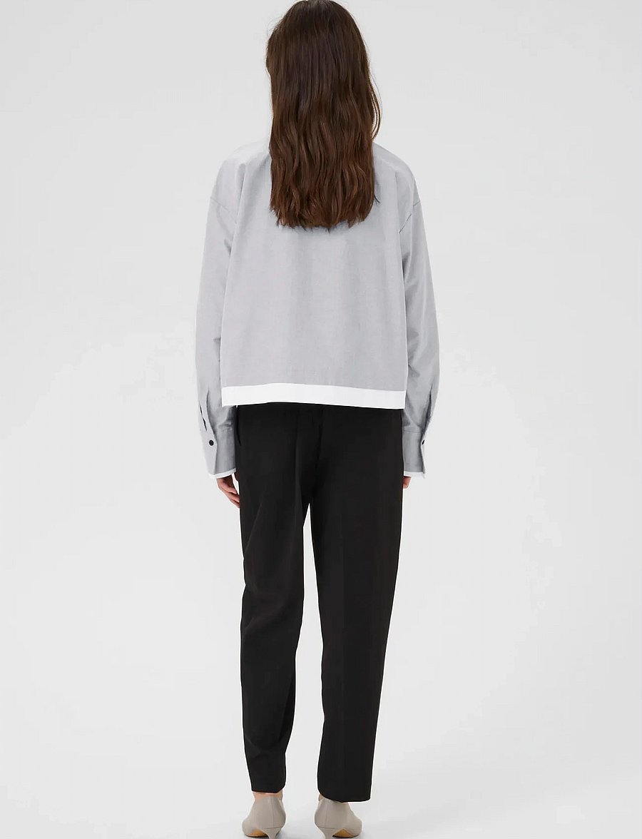 Karen By Simonsen - KBDeborah Tessa Shirt - long-sleeved shirts - thunderstorm - 4