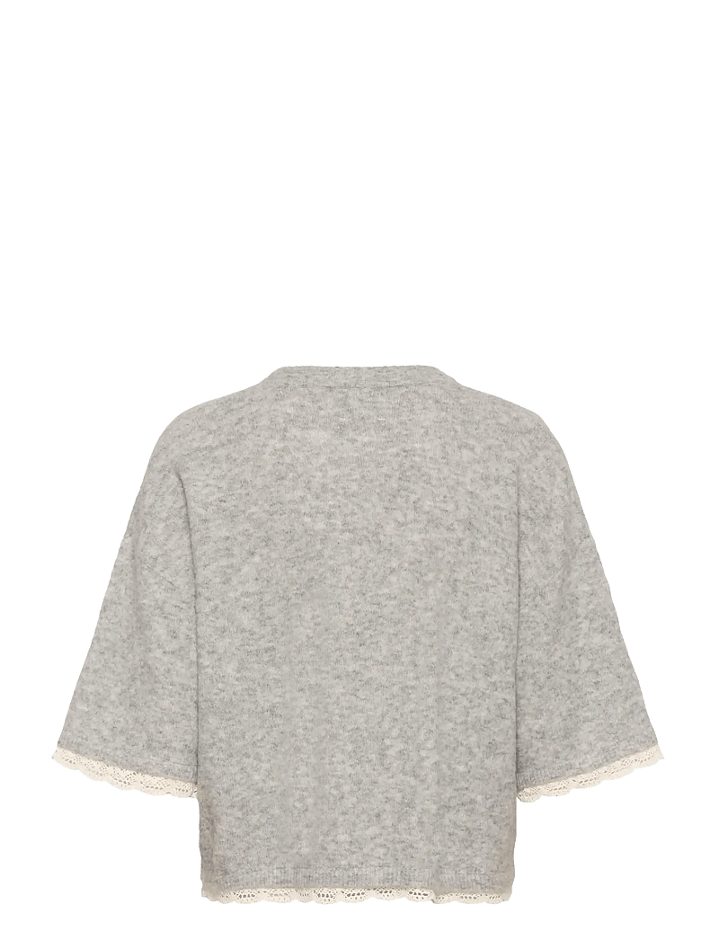 Karen By Simonsen - KBEris O-neck - t-shirts - grey melange - 2