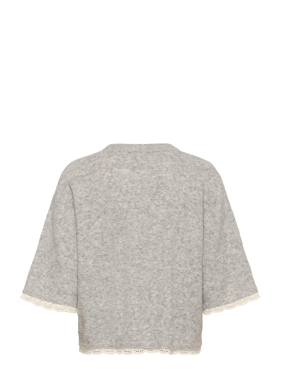 Karen By Simonsen - KBEris O-neck - t-shirts - grey melange - 2