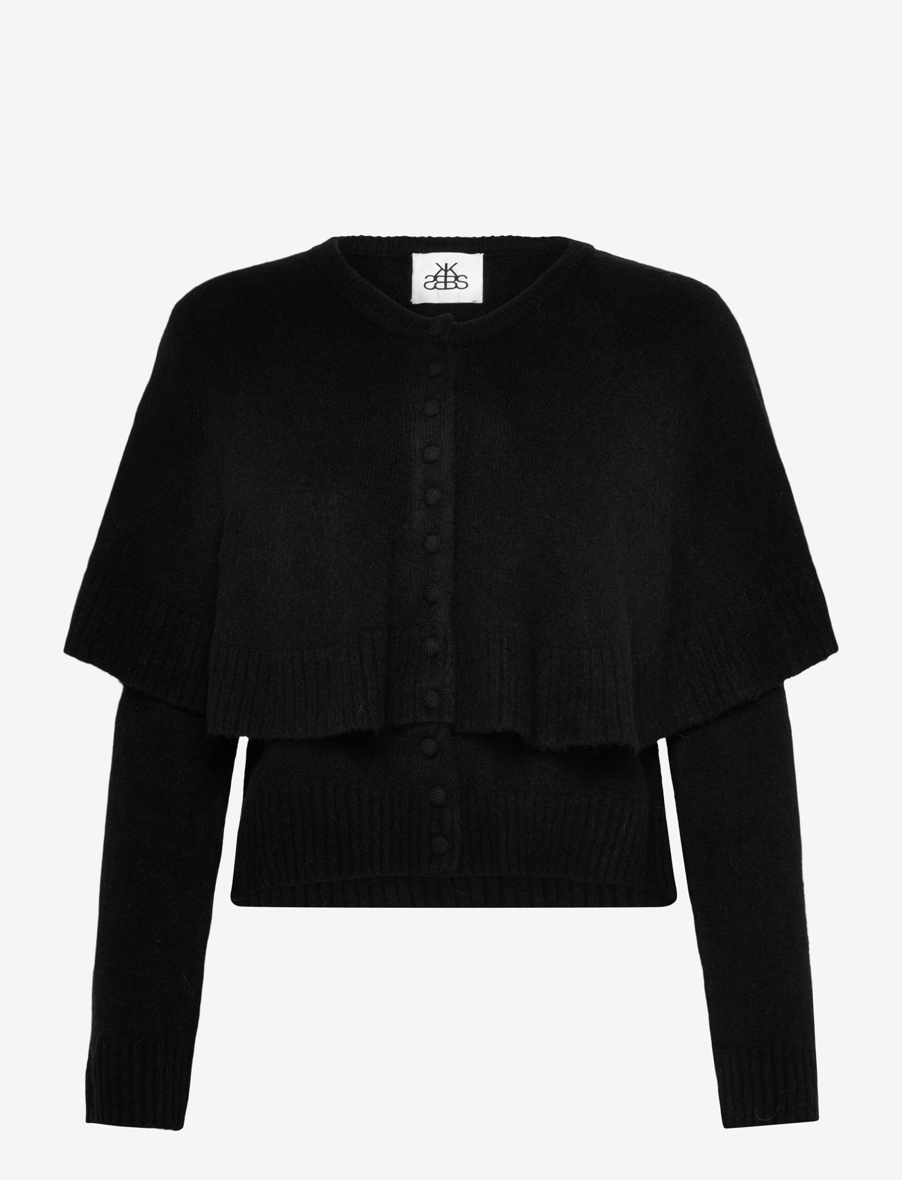 Karen By Simonsen - KBDream Cape Cardigan - kardiganid - meteorite - 0