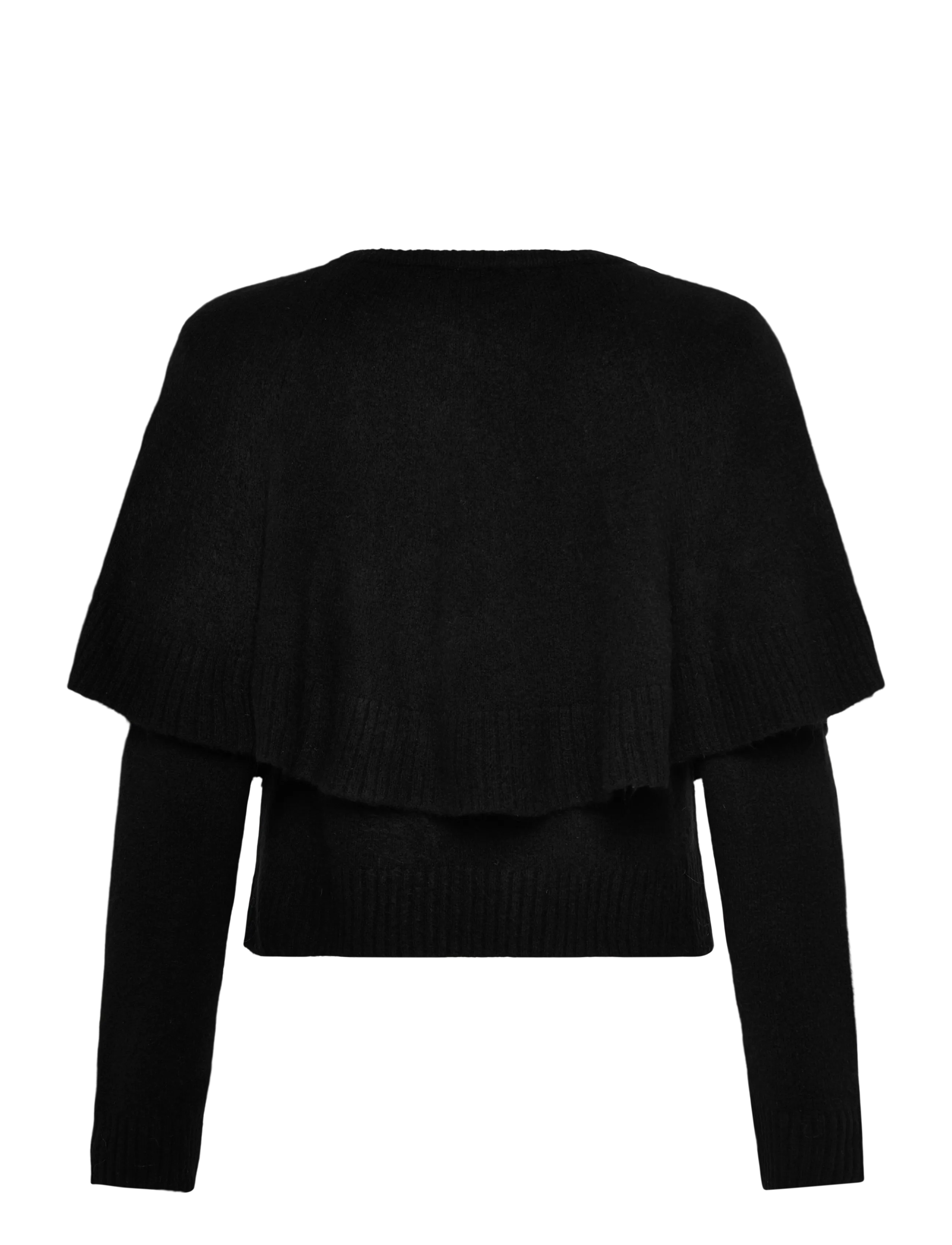 Karen By Simonsen - KBDream Cape Cardigan - koftor - meteorite - 1