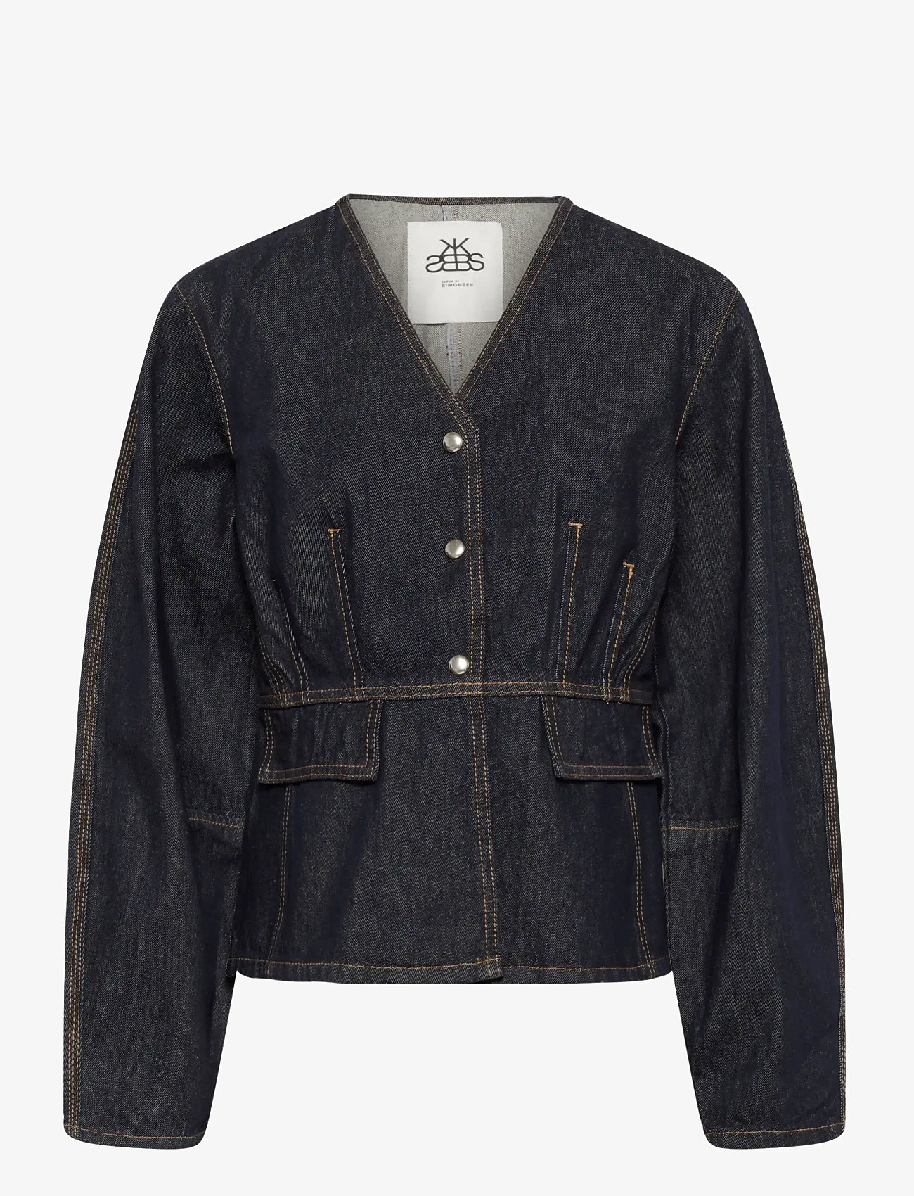 Karen By Simonsen - KBEvette Blazer - frühlingsjacken - dark blue denim - 1