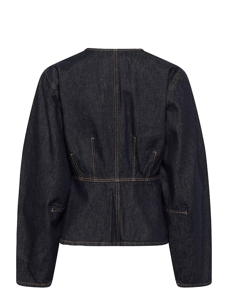 Karen By Simonsen - KBEvette Blazer - frühlingsjacken - dark blue denim - 2