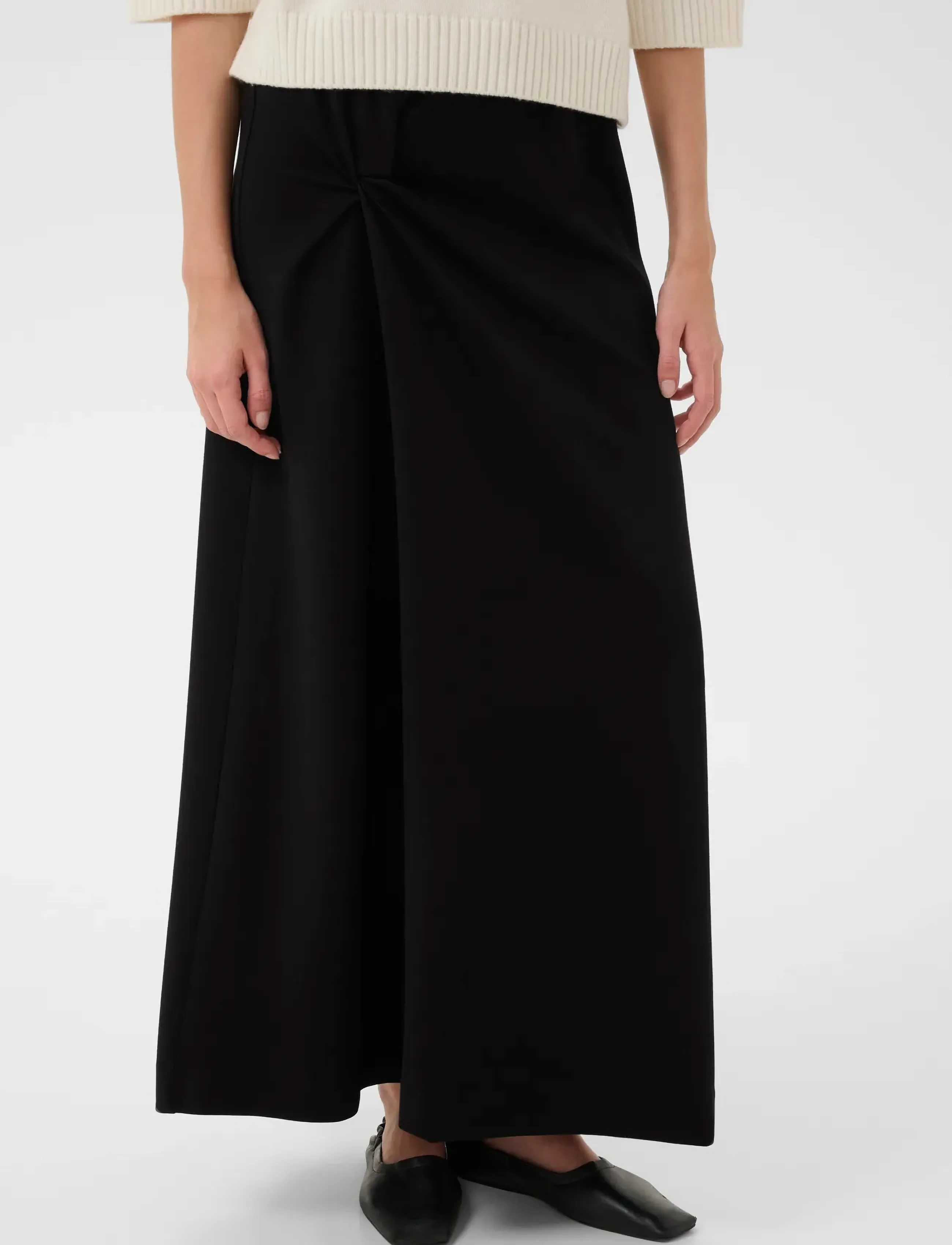 Karen By Simonsen KBElizabeth Skirt - Stickade kjolar - METEORITE / black