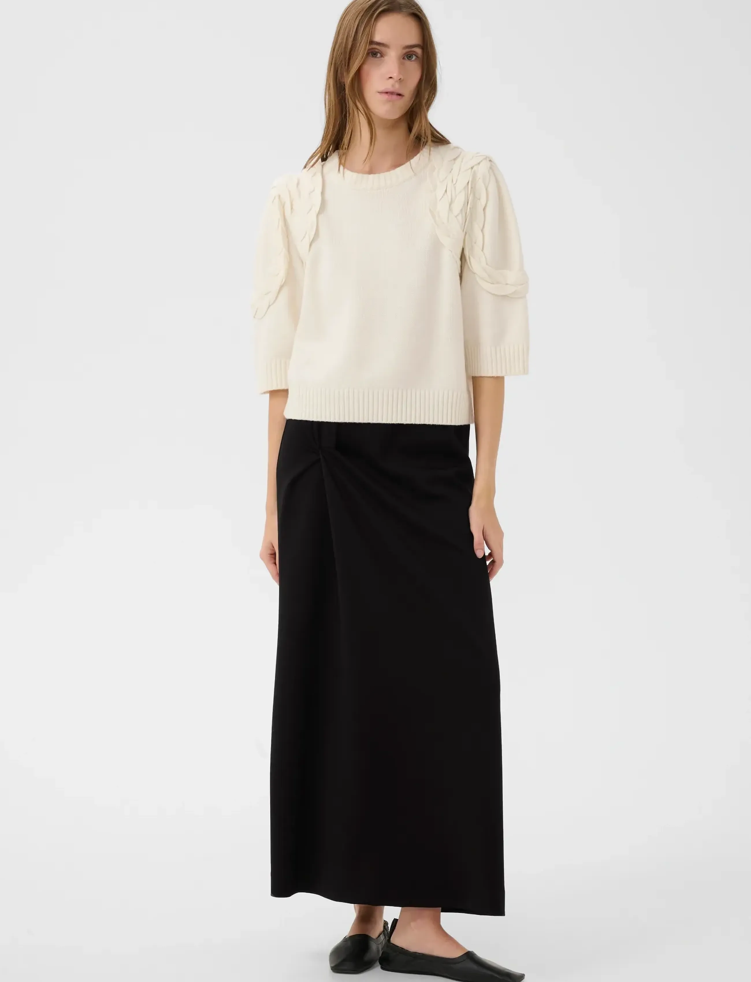 Karen By Simonsen - KBElizabeth Skirt - strikkede nederdele - meteorite - 3