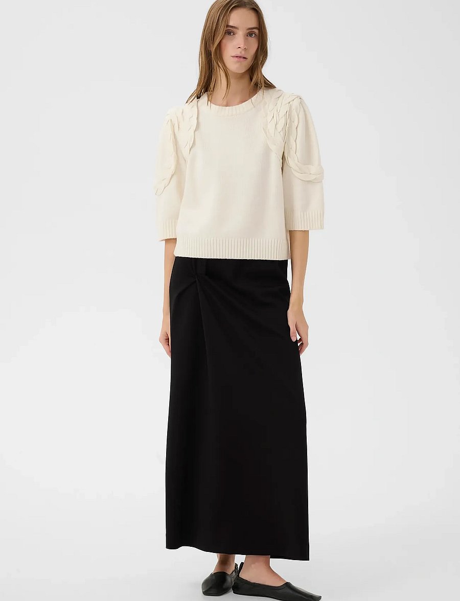 Karen By Simonsen - KBElizabeth Skirt - strikkede nederdele - meteorite - 3