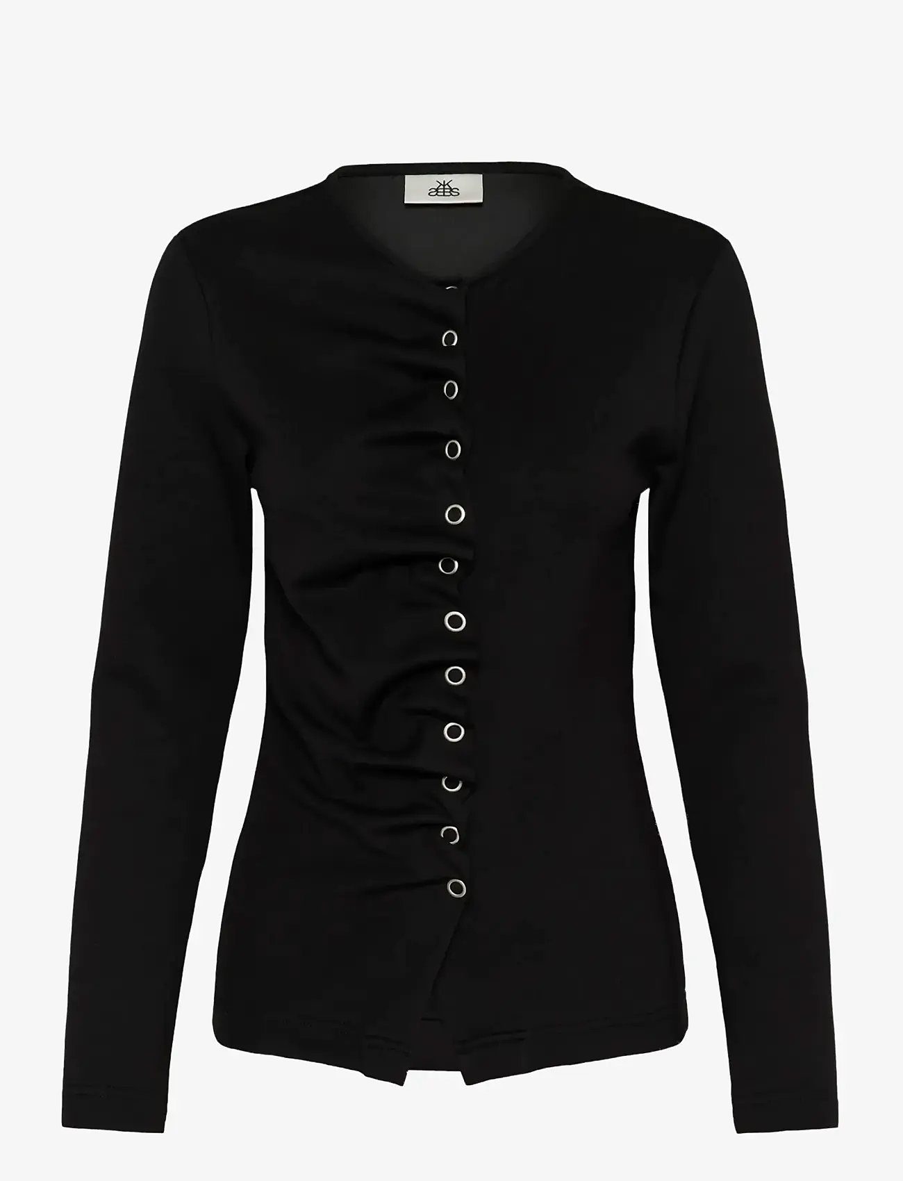 Karen By Simonsen - KBElizabeth LS Tee - langærmede bluser - meteorite - 1