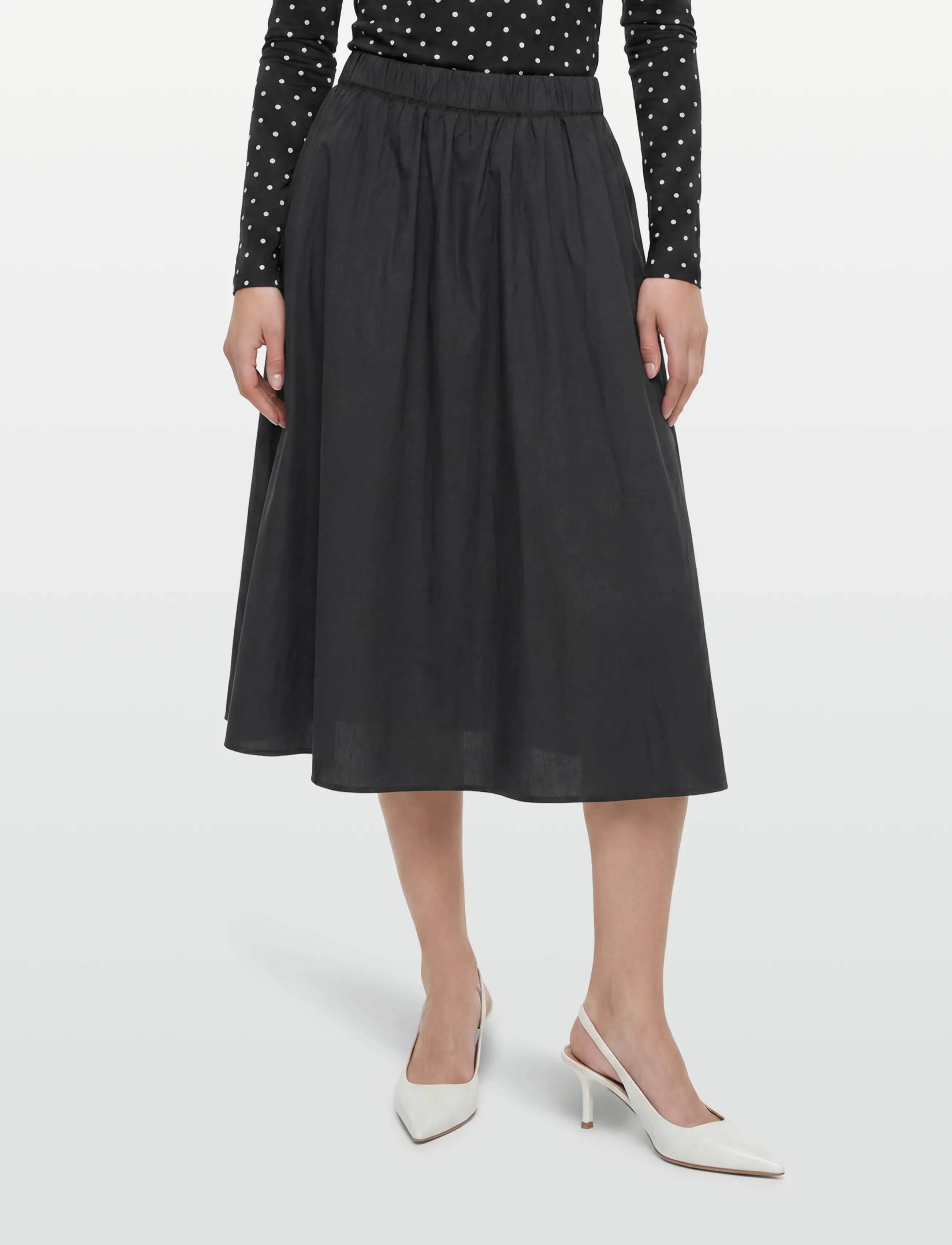 Karen By Simonsen - KBCamille Skirt - midi-röcke - meteorite - 3