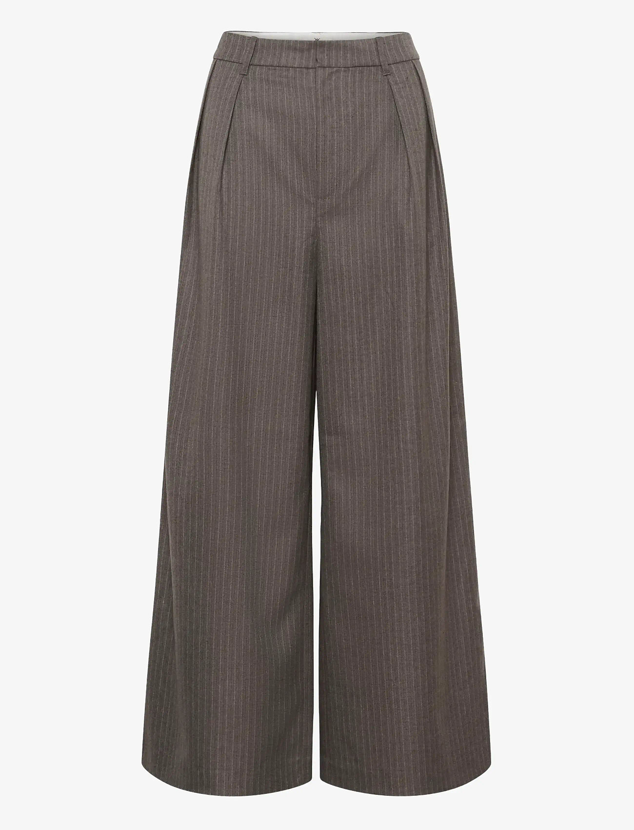 Karen By Simonsen - KBErin Pants - laia säärega püksid - falcon pinstripe - 1