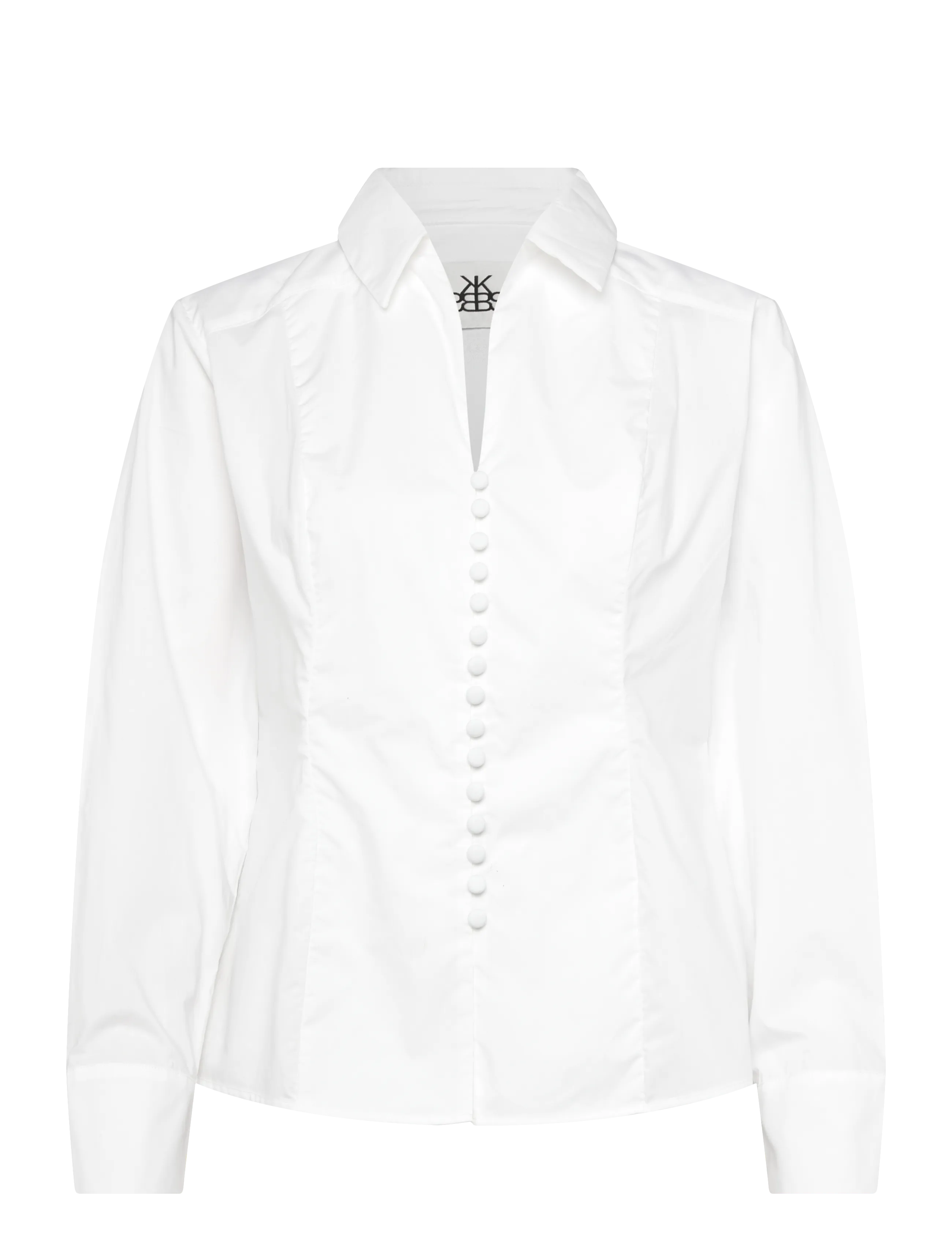 Karen By Simonsen Kbcamille Shirt, 34, White, Skjorter > Langærmede, Dame