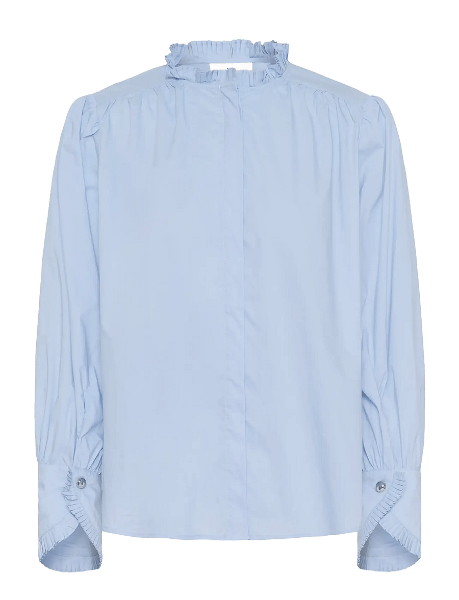 Karen By Simonsen - KBElse Blouse - langærmede bluser - chambray blue - 1