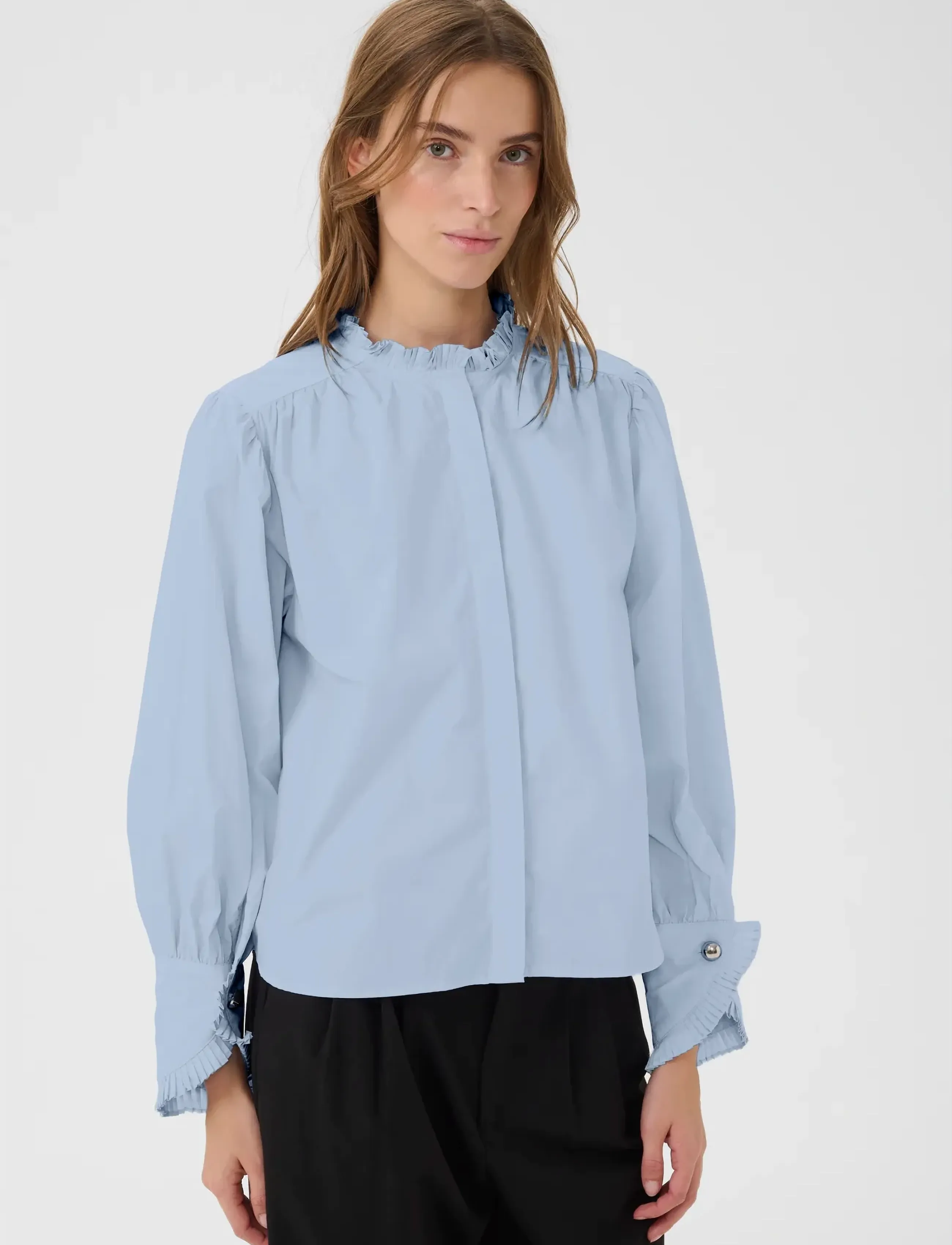 Karen By Simonsen KBElse Blouse - Blūzes un krekli - CHAMBRAY BLUE / blue