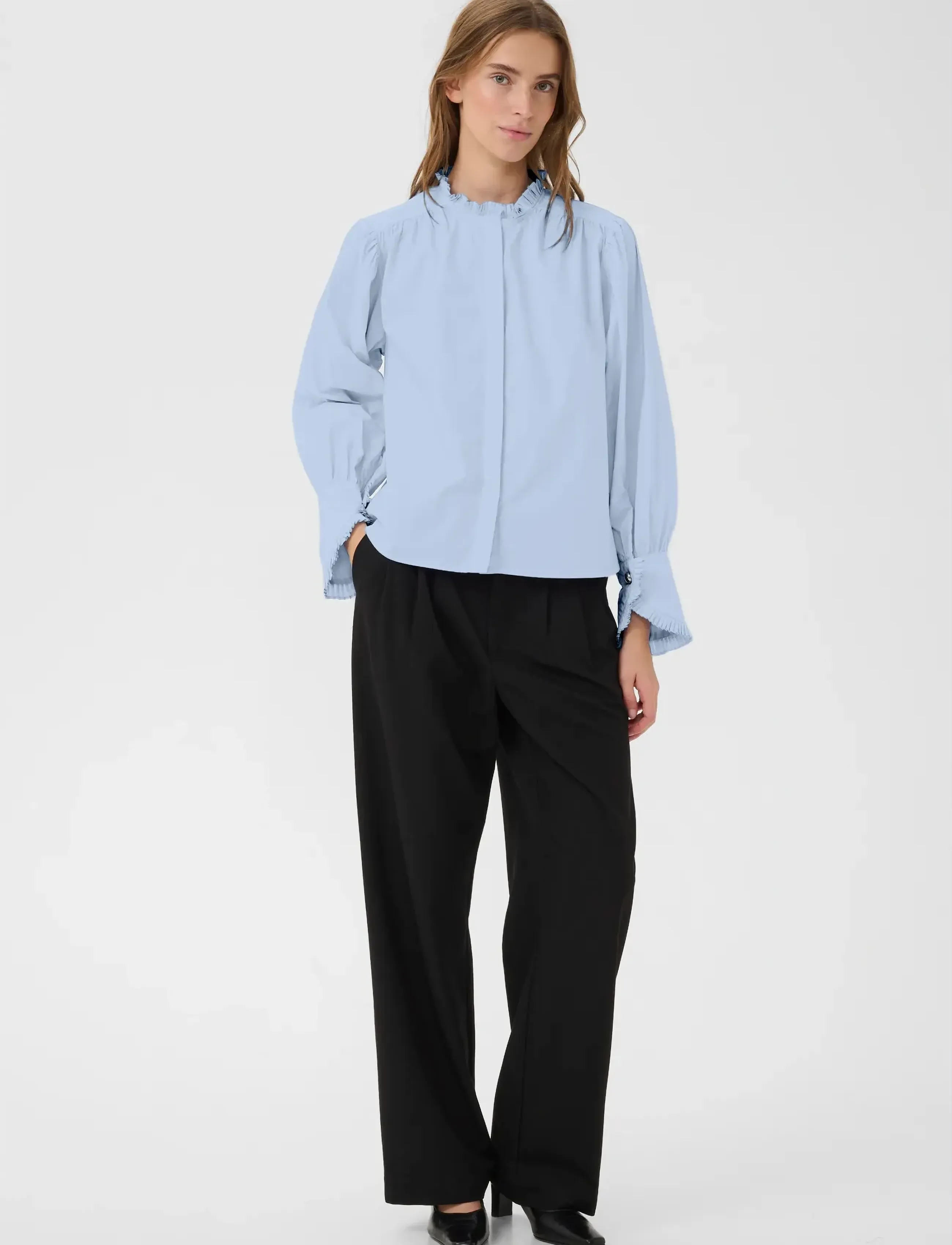 Karen By Simonsen - KBElse Blouse - langærmede bluser - chambray blue - 3