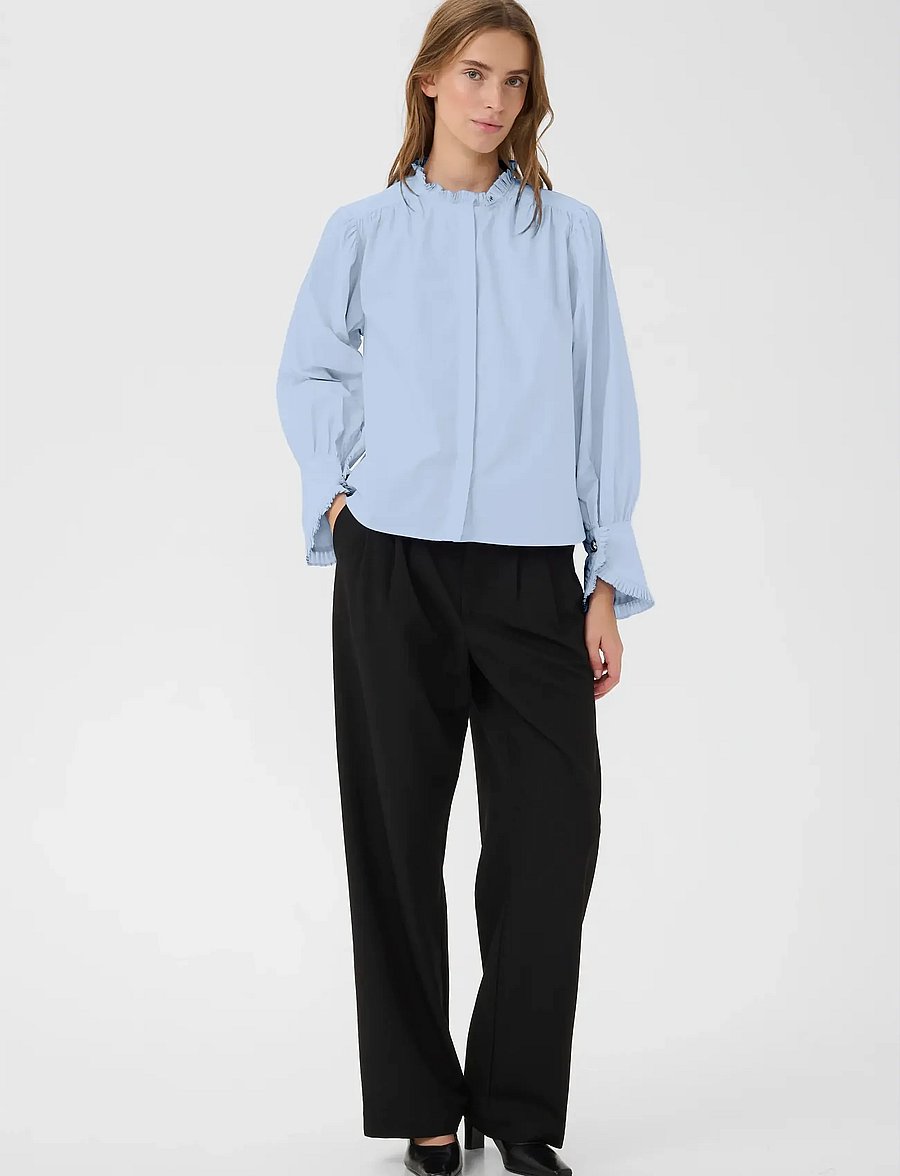 Karen By Simonsen - KBElse Blouse - langærmede bluser - chambray blue - 3