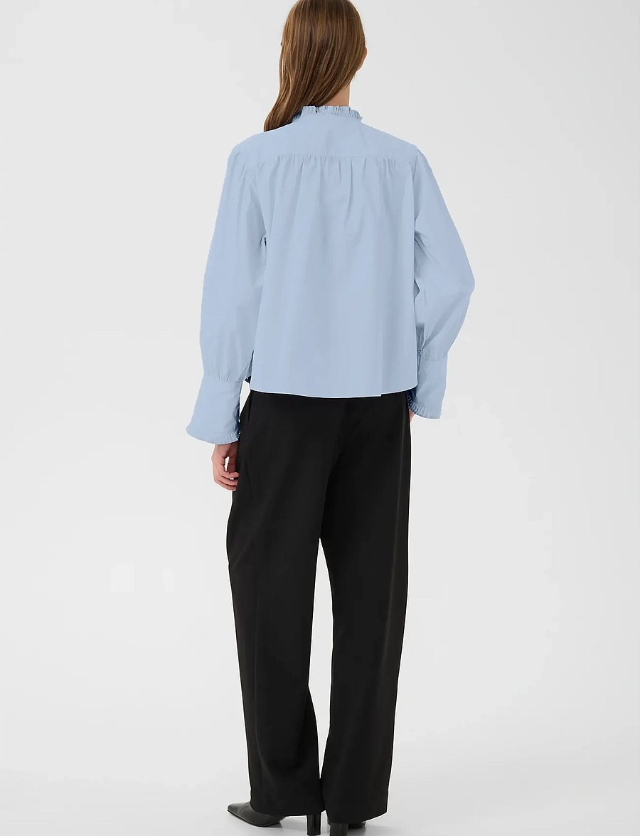 Karen By Simonsen - KBElse Blouse - langærmede bluser - chambray blue - 4