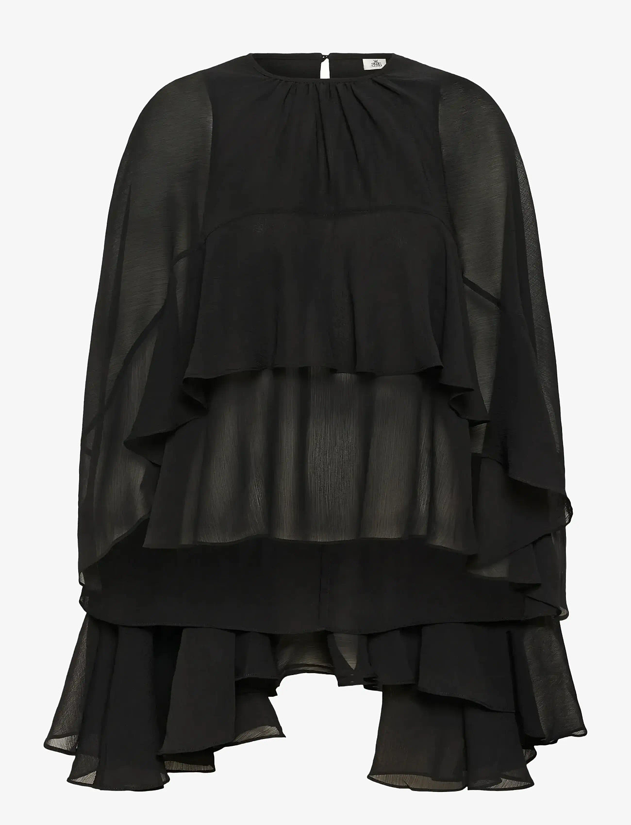 Karen By Simonsen - KBErica Blouse - pikkade varrukatega pluusid - meteorite - 1