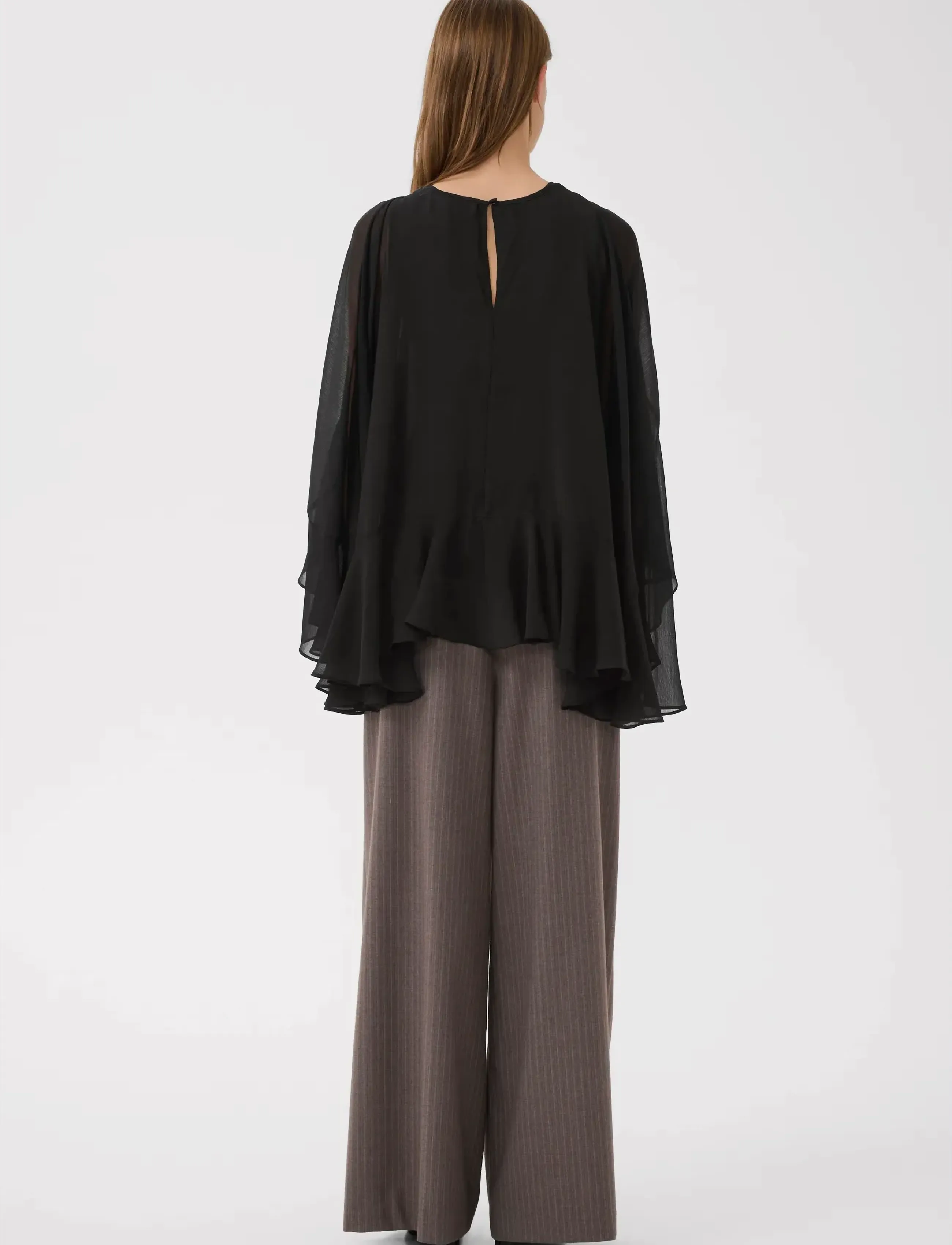 Karen By Simonsen - KBErica Blouse - langærmede bluser - meteorite - 4