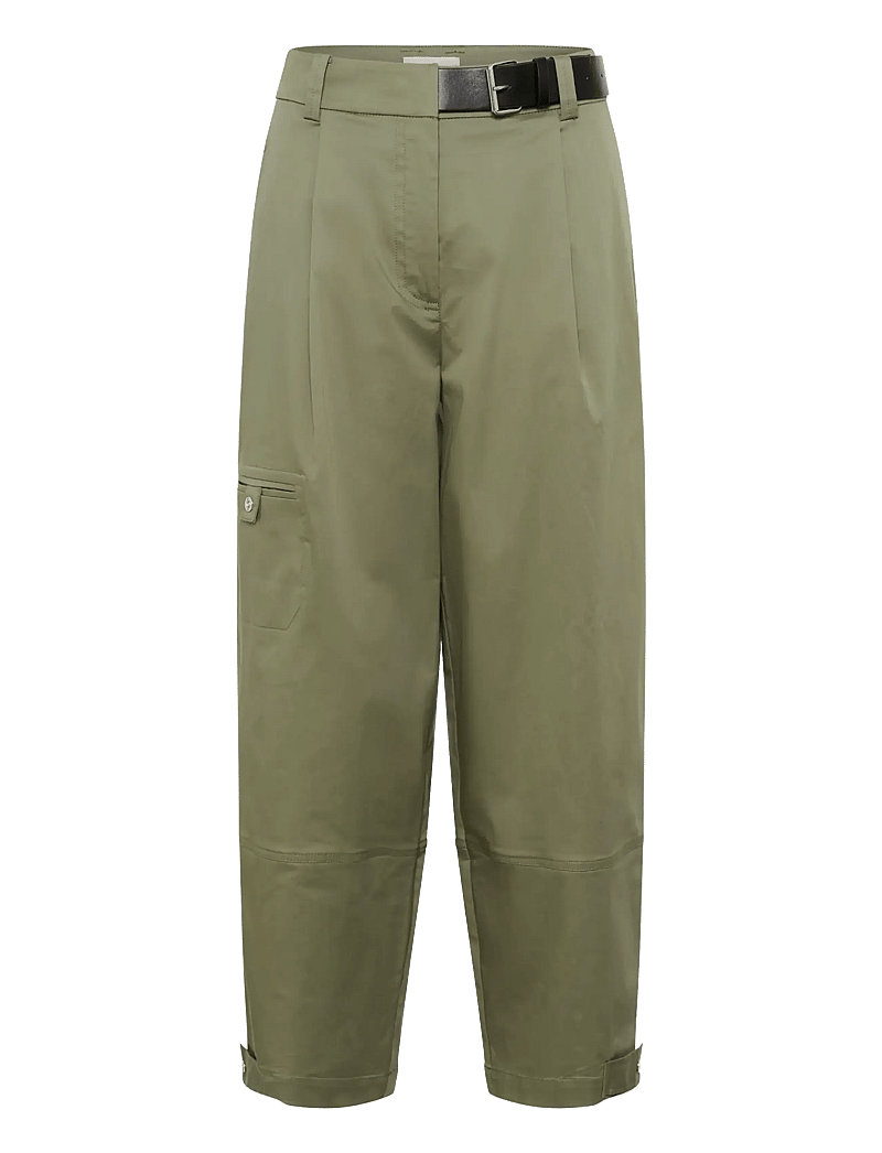 Karen By Simonsen - KBEgina Pants - cargobyxor - deep lichen green - 1