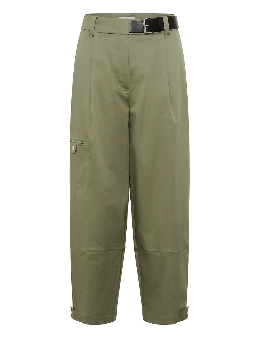 Karen By Simonsen - KBEgina Pants - cargo pants - deep lichen green - 1
