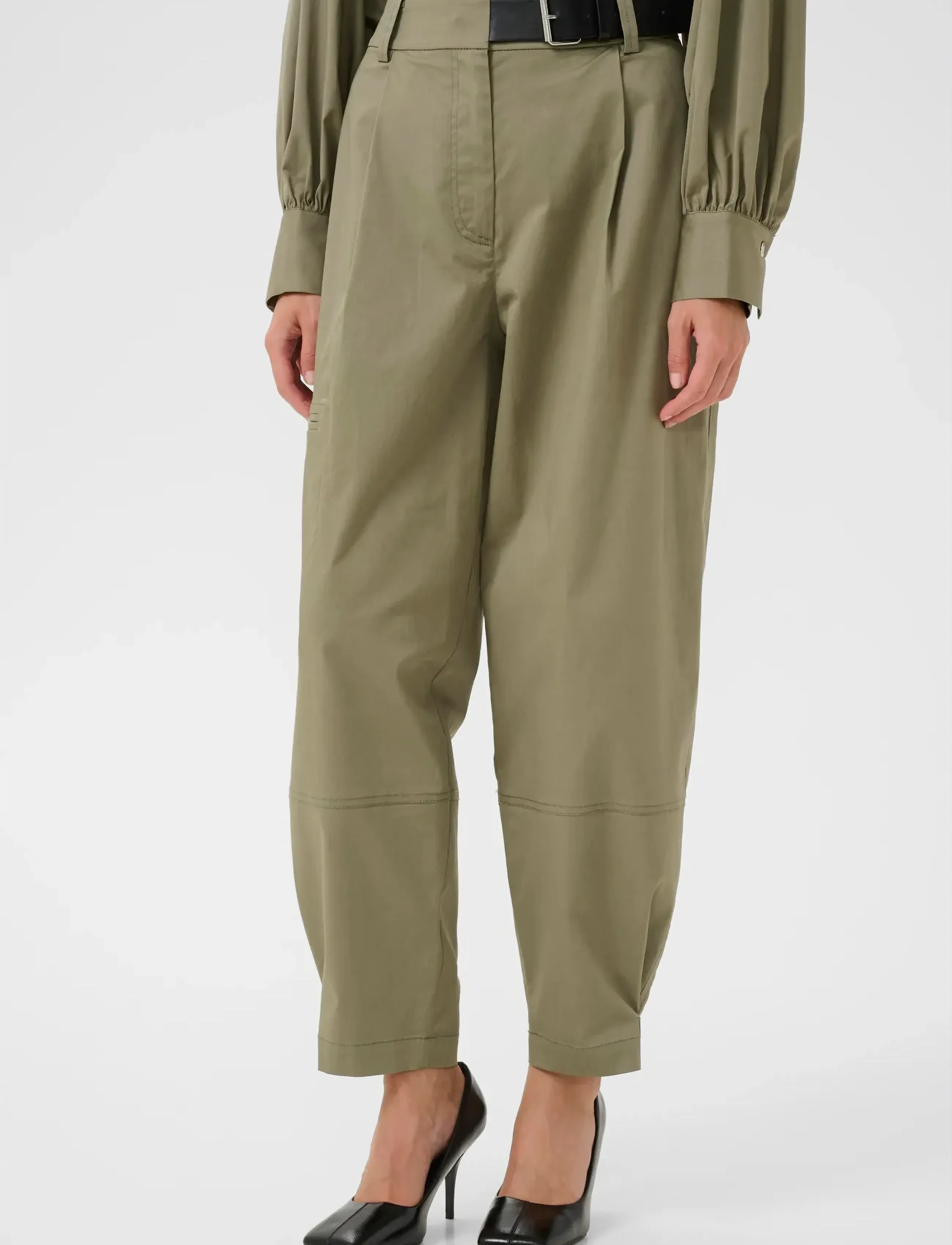 Karen By Simonsen KBEgina Pants - Hosen - DEEP LICHEN GREEN / khaki/green