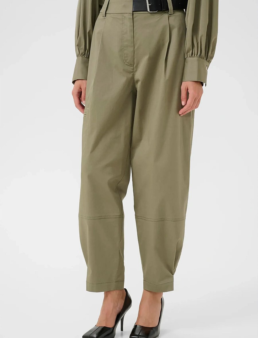 Karen By Simonsen - KBEgina Pants - cargo pants - deep lichen green - 0
