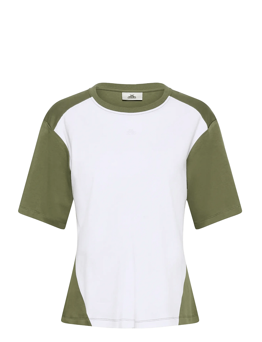 Karen By Simonsen - KBEmerson Tee - t-shirts - deep lichen green - 1