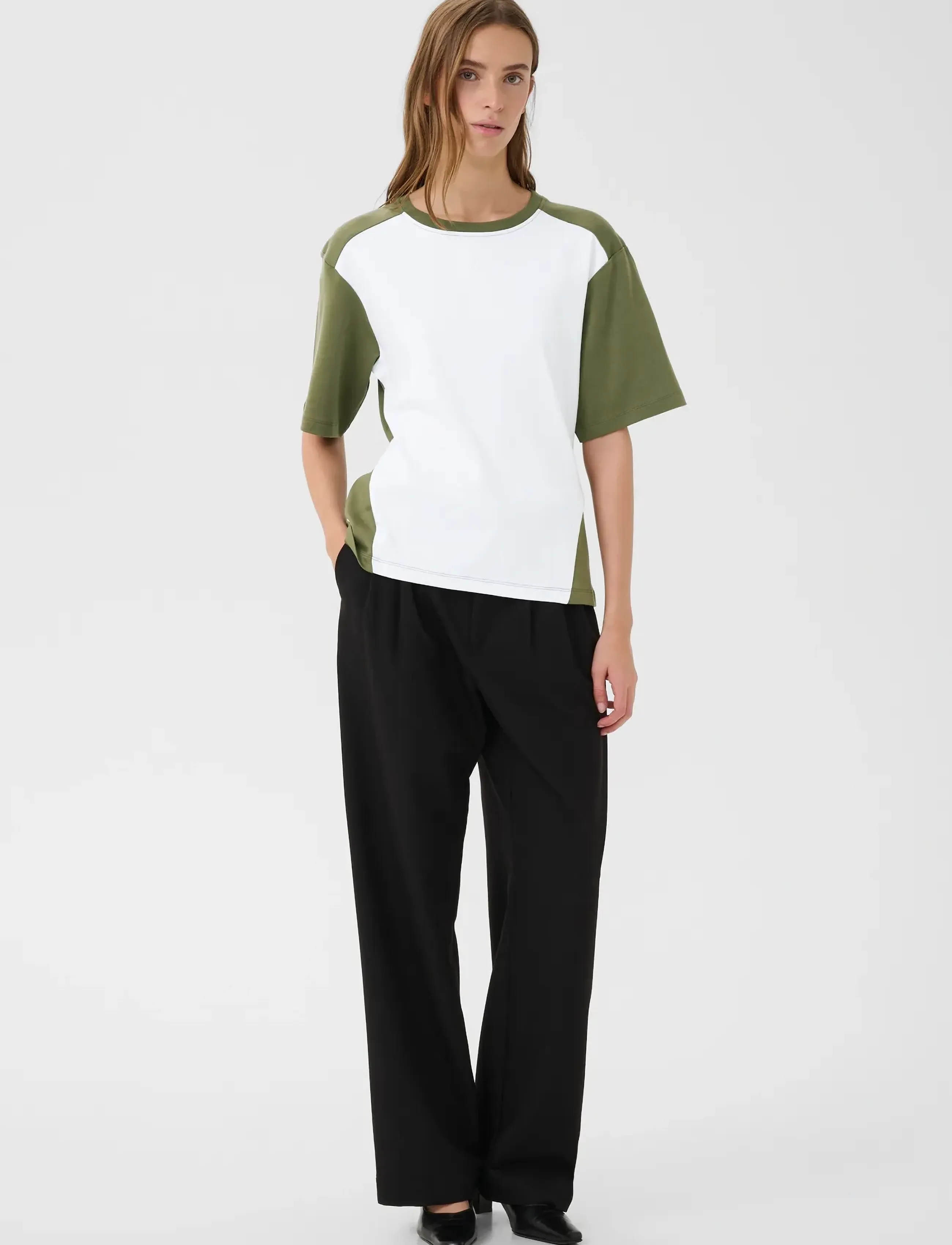 Karen By Simonsen - KBEmerson Tee - t-shirts - deep lichen green - 3
