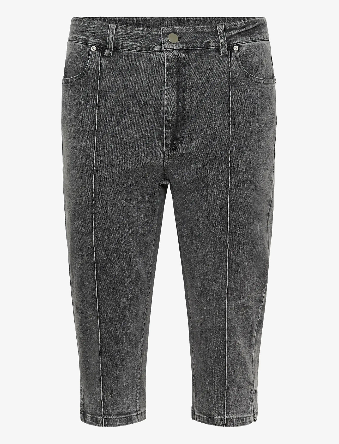 Karen By Simonsen - KBEmmeline Capri Jeans - džinsiniai šortai - frost gray - 1