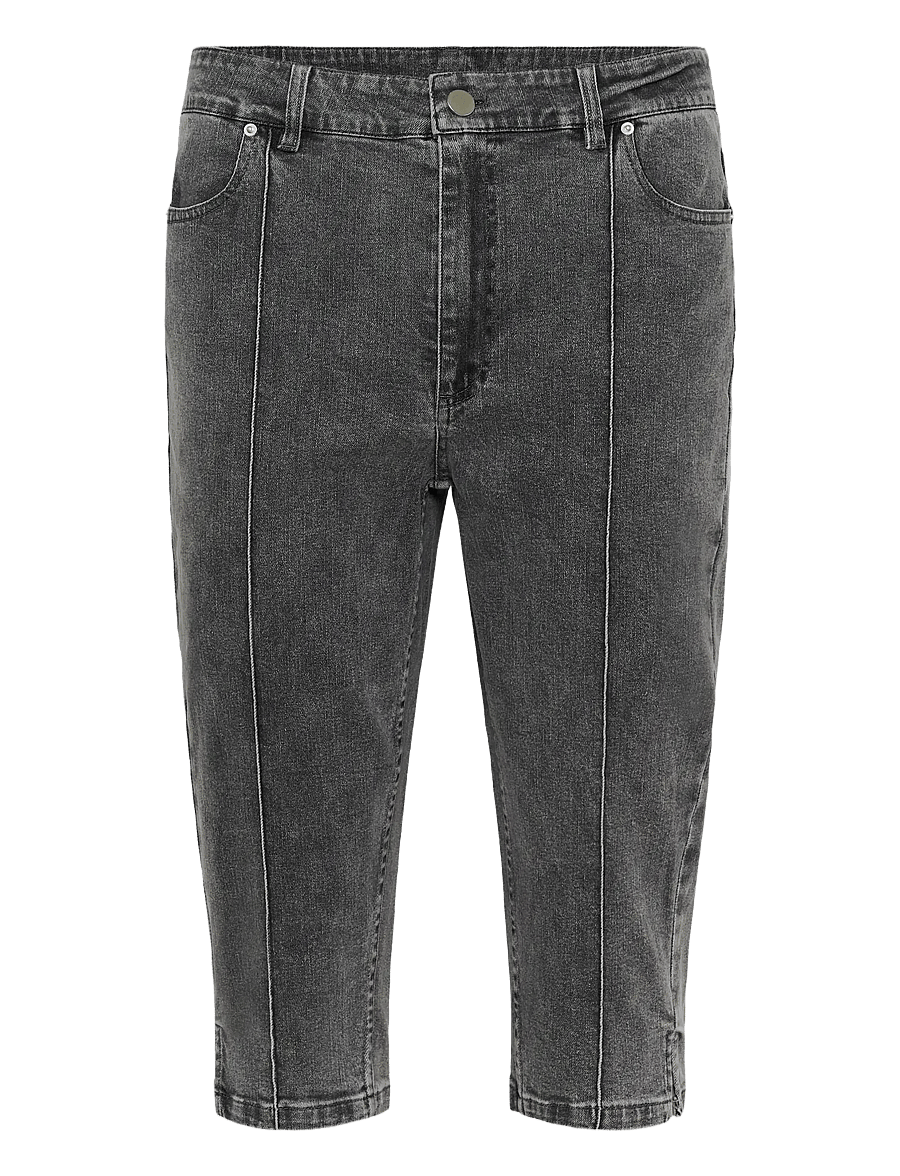 Karen By Simonsen - KBEmmeline Capri Jeans - džinsa šorti - frost gray - 1