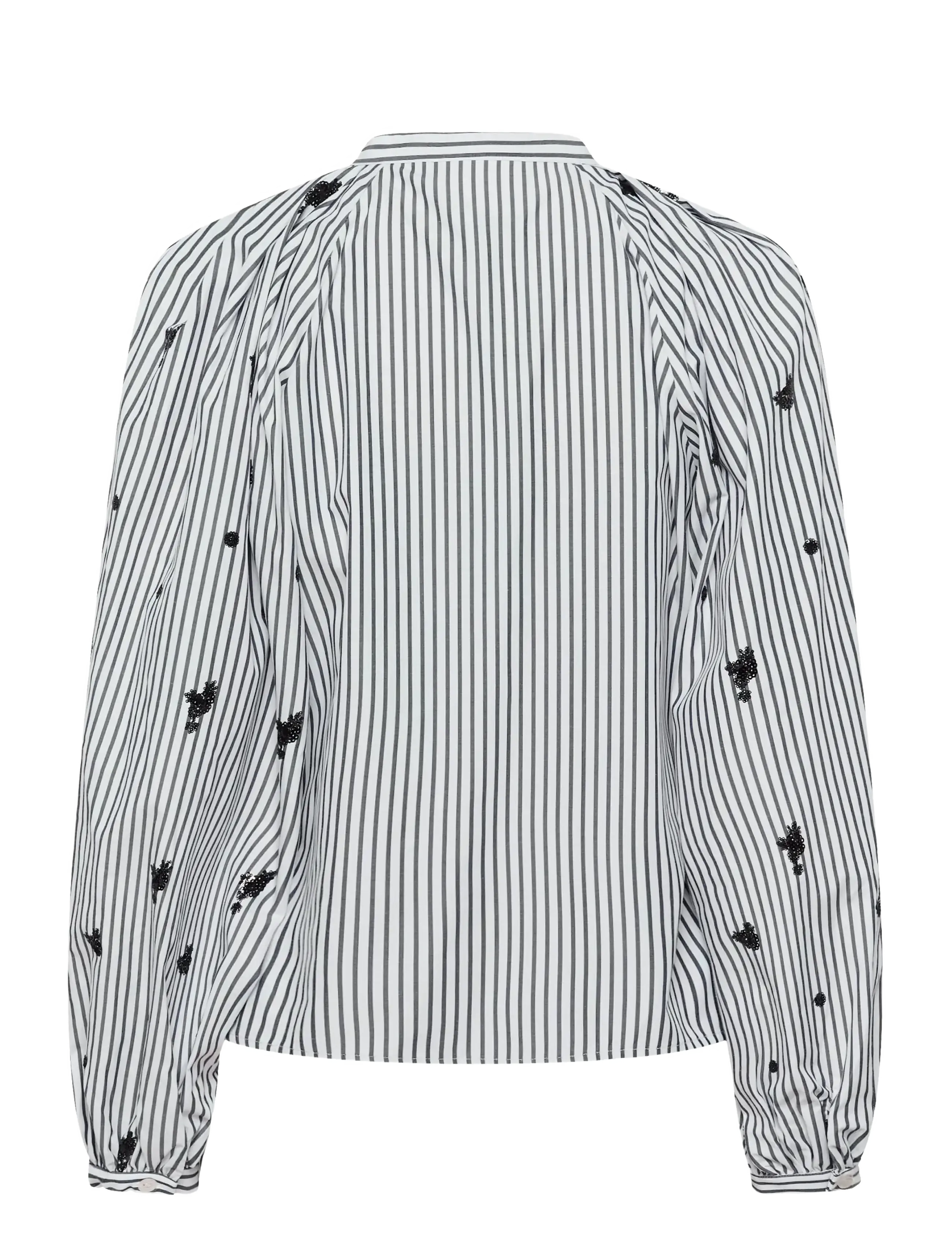 Karen By Simonsen - KBEgoni Blouse - bluzki z długimi rękawami - ombre blue stripe - 2