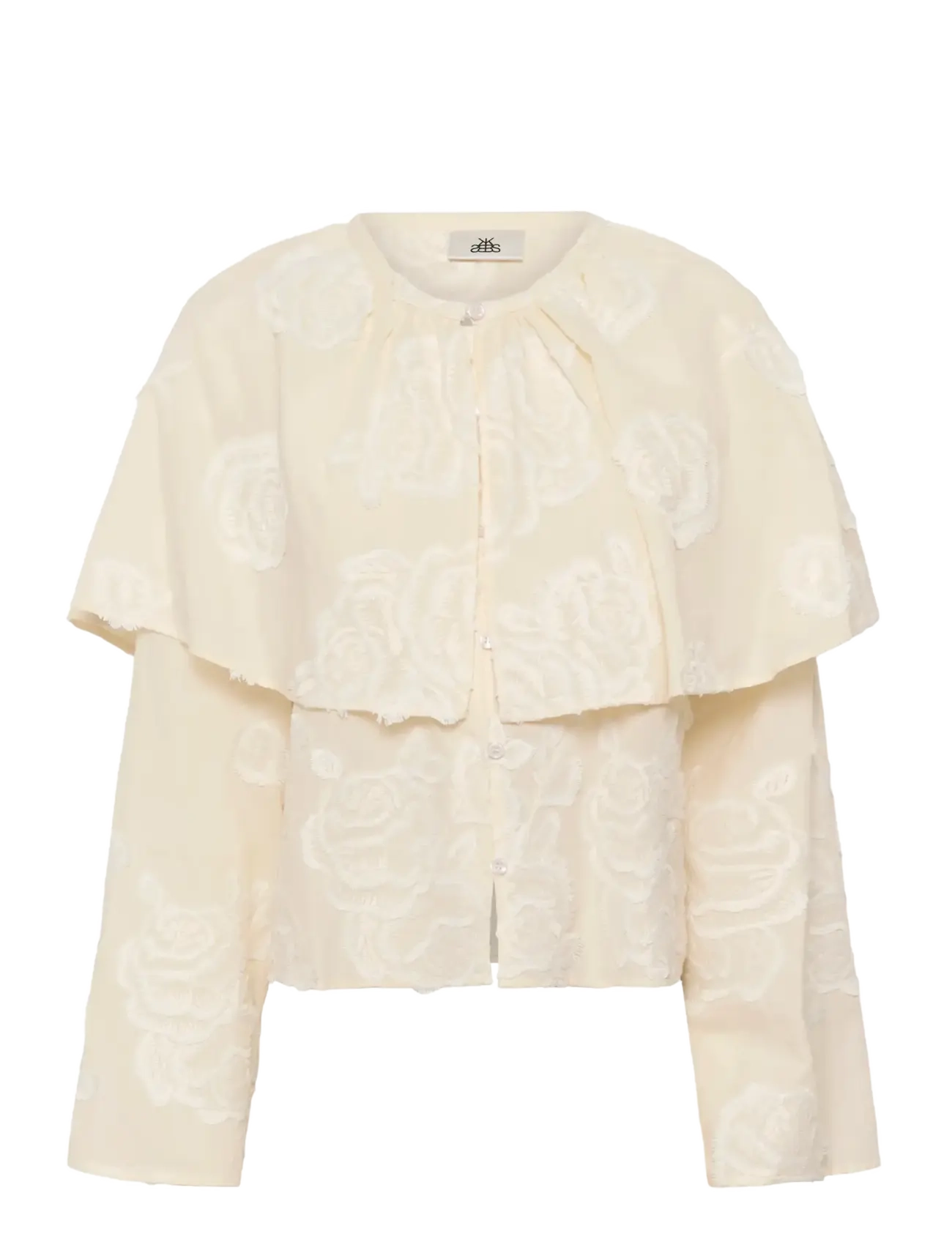 Karen By Simonsen KBErmine Blouse - Blouses & Shirts - EGRET / cream