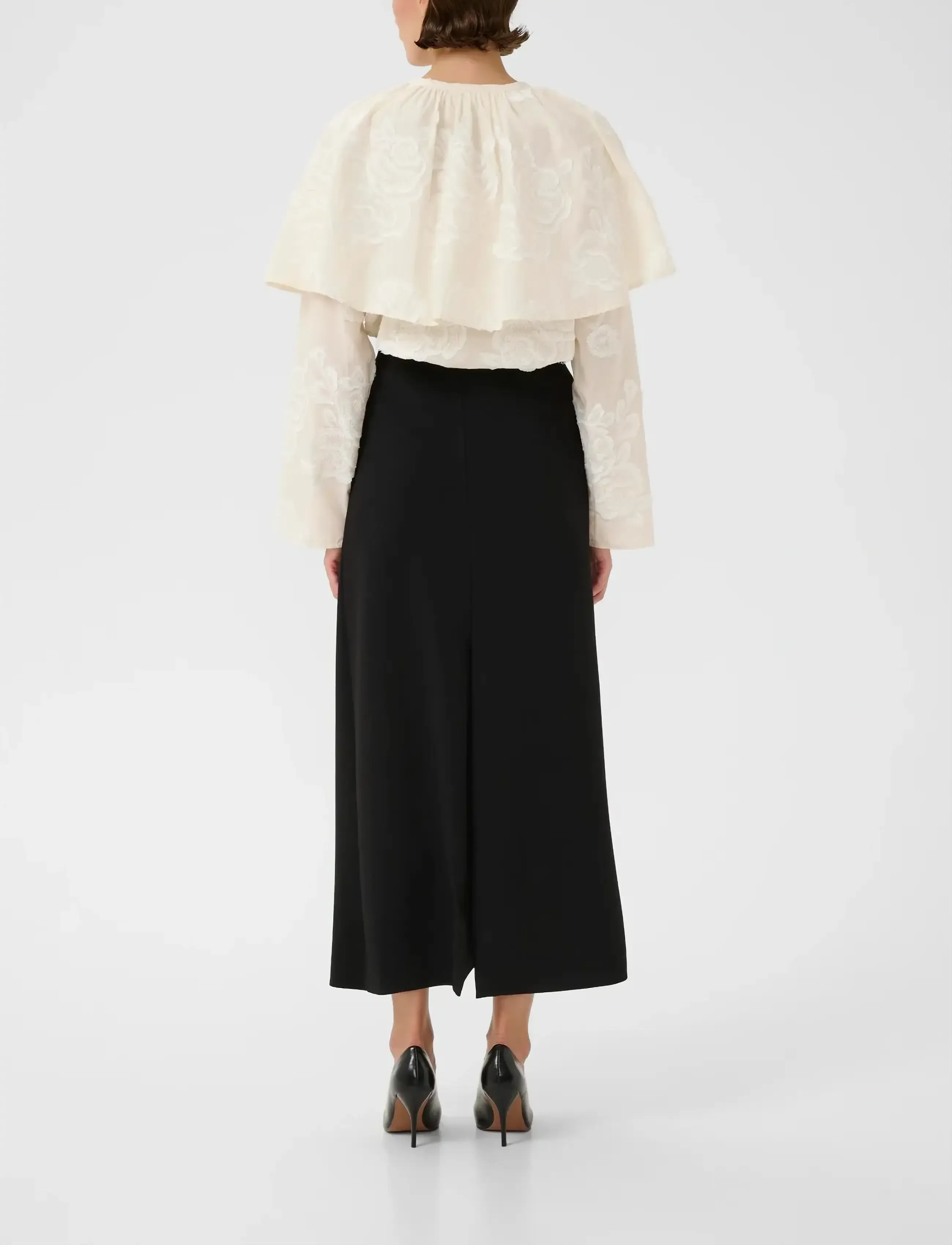 Karen By Simonsen - KBErmine Blouse - langärmlige blusen - egret - 4
