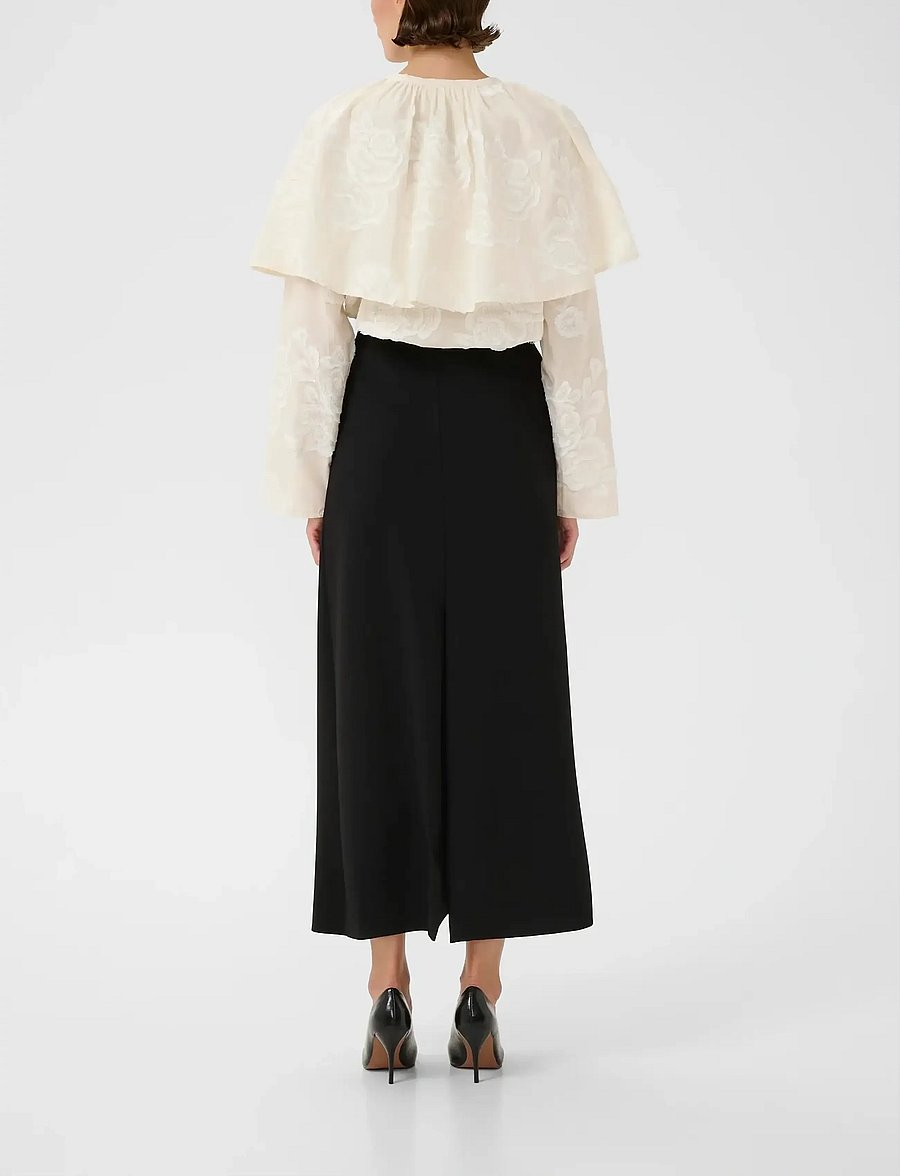 Karen By Simonsen - KBErmine Blouse - langærmede bluser - egret - 4