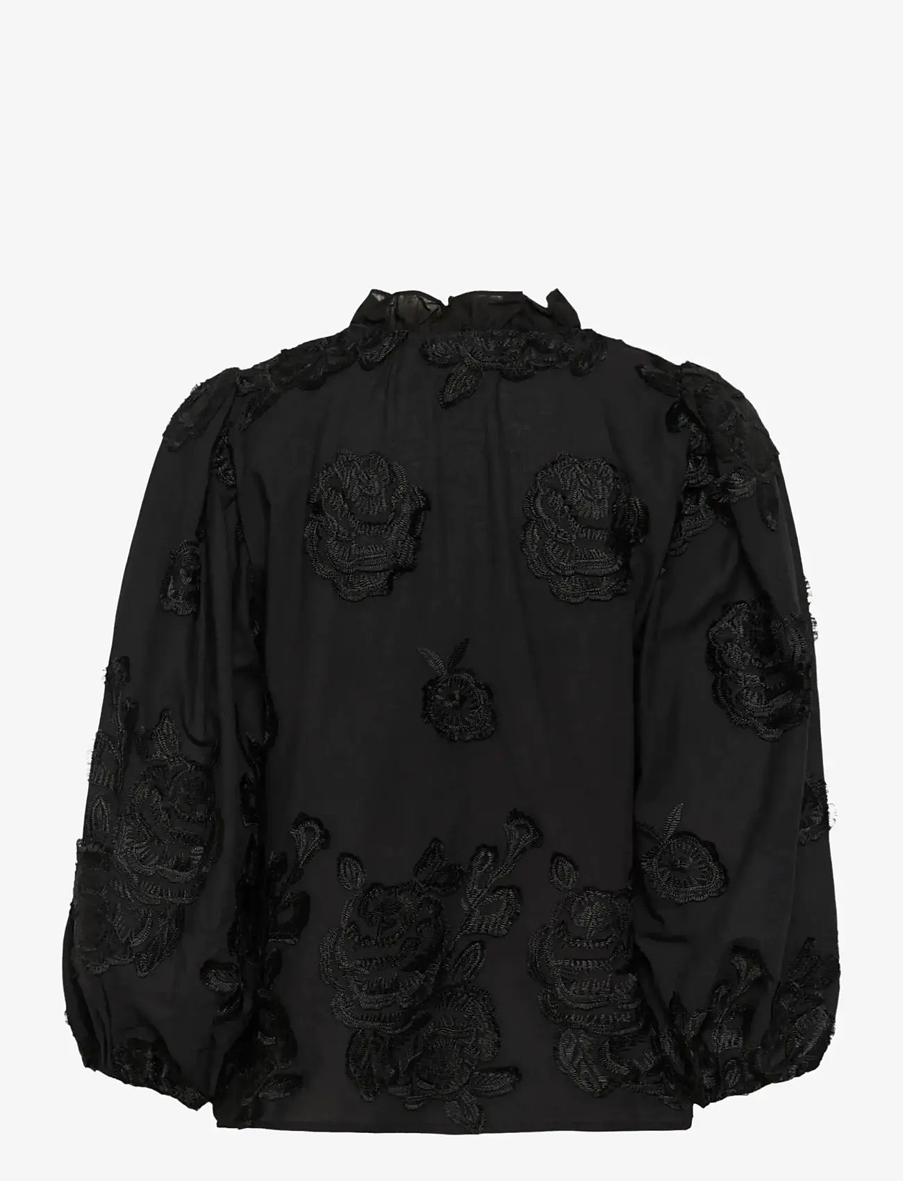 Karen By Simonsen - KBErmine Shirt - long sleeved blouses - meteorite - 2