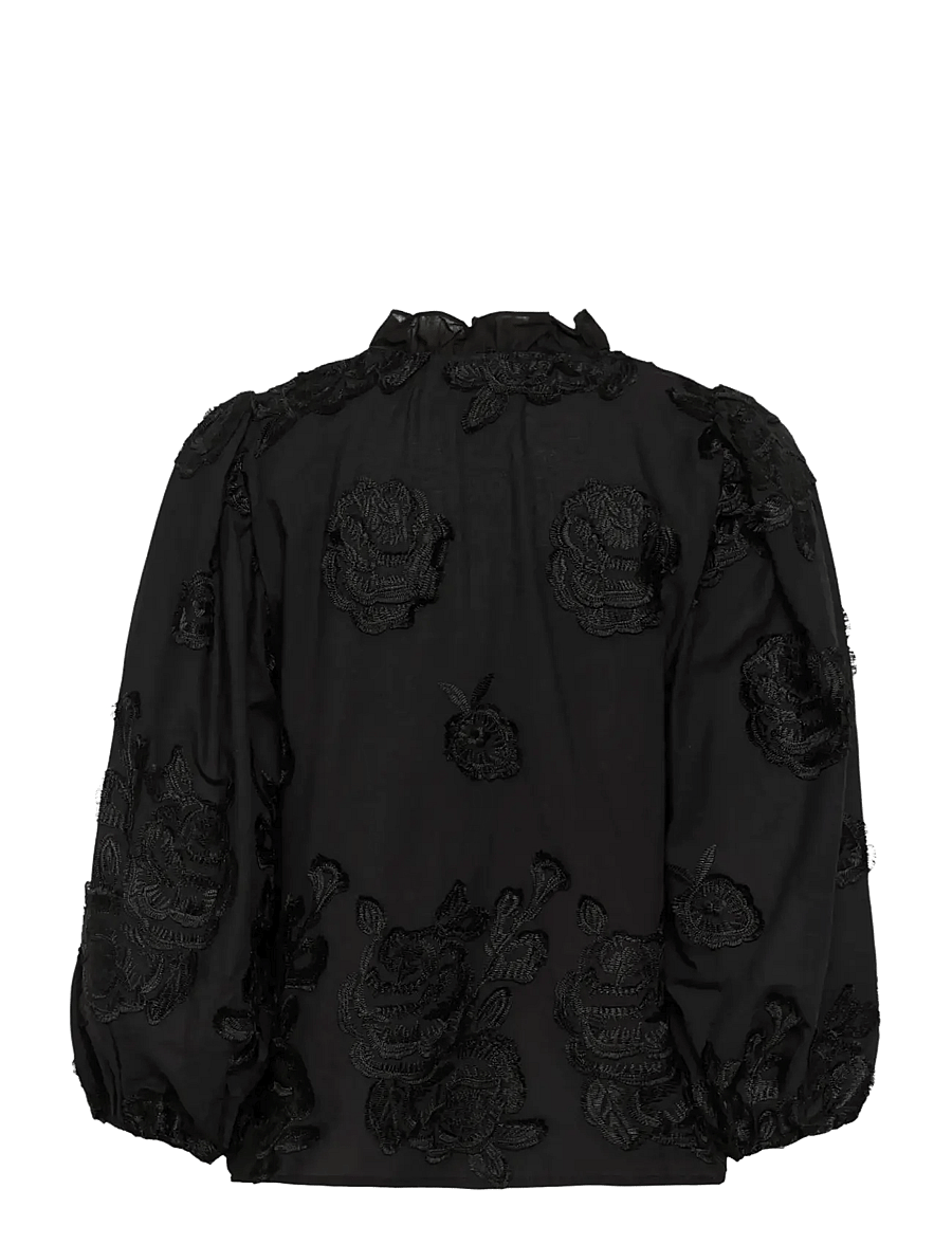 Karen By Simonsen - KBErmine Shirt - langærmede bluser - meteorite - 2