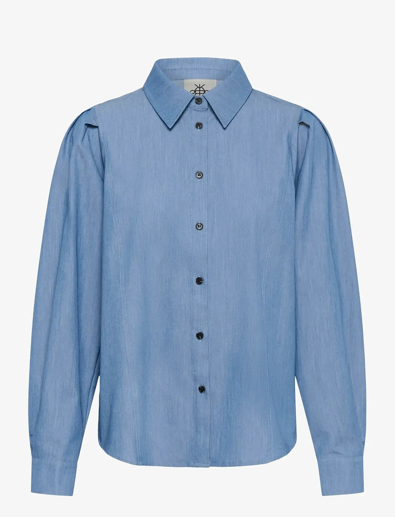 Karen By Simonsen - KBRo Solid Shirt - denimskjorter - coronet blue - 1