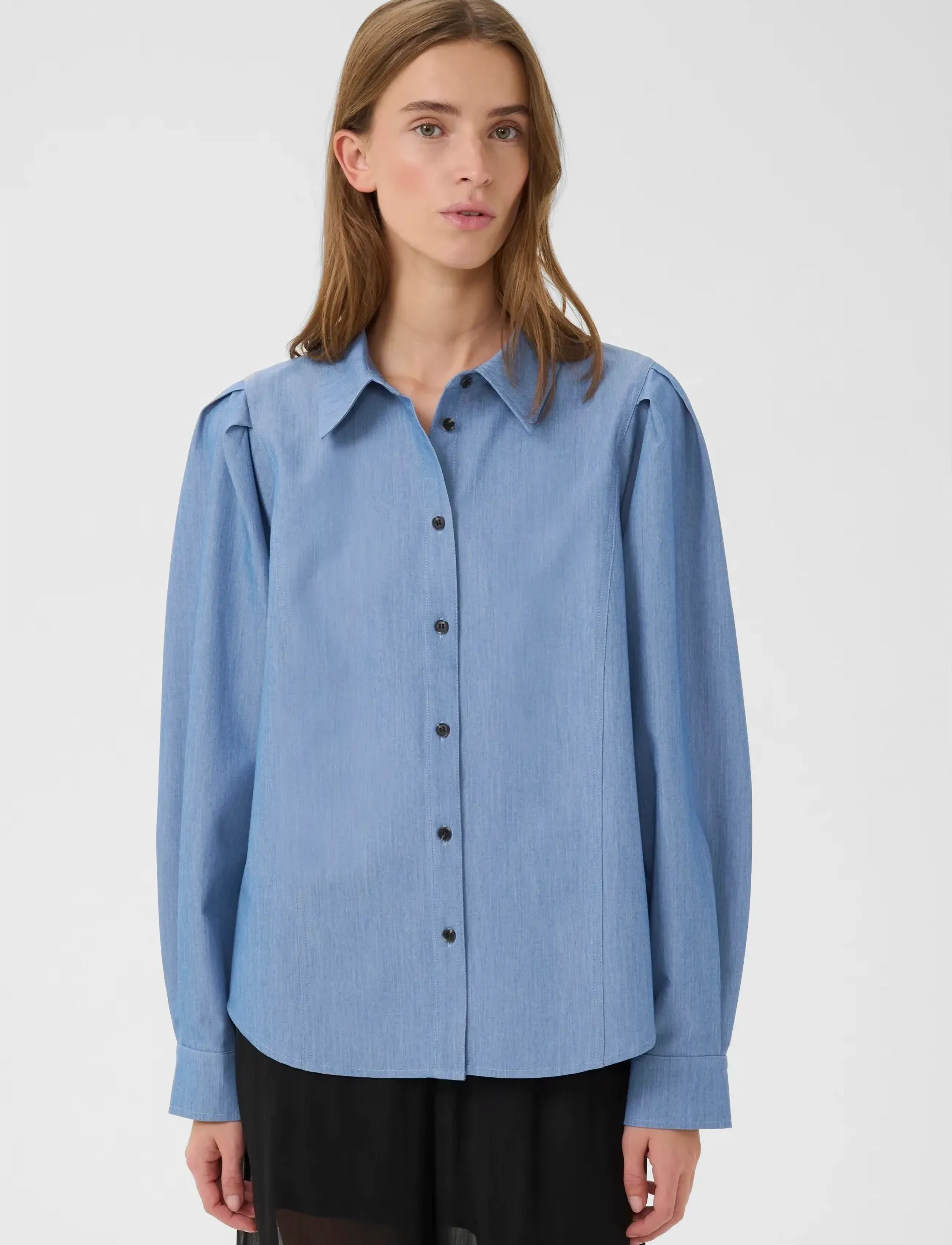 Karen By Simonsen KBRo Solid Shirt - Blusen & Hemden - CORONET BLUE / blue