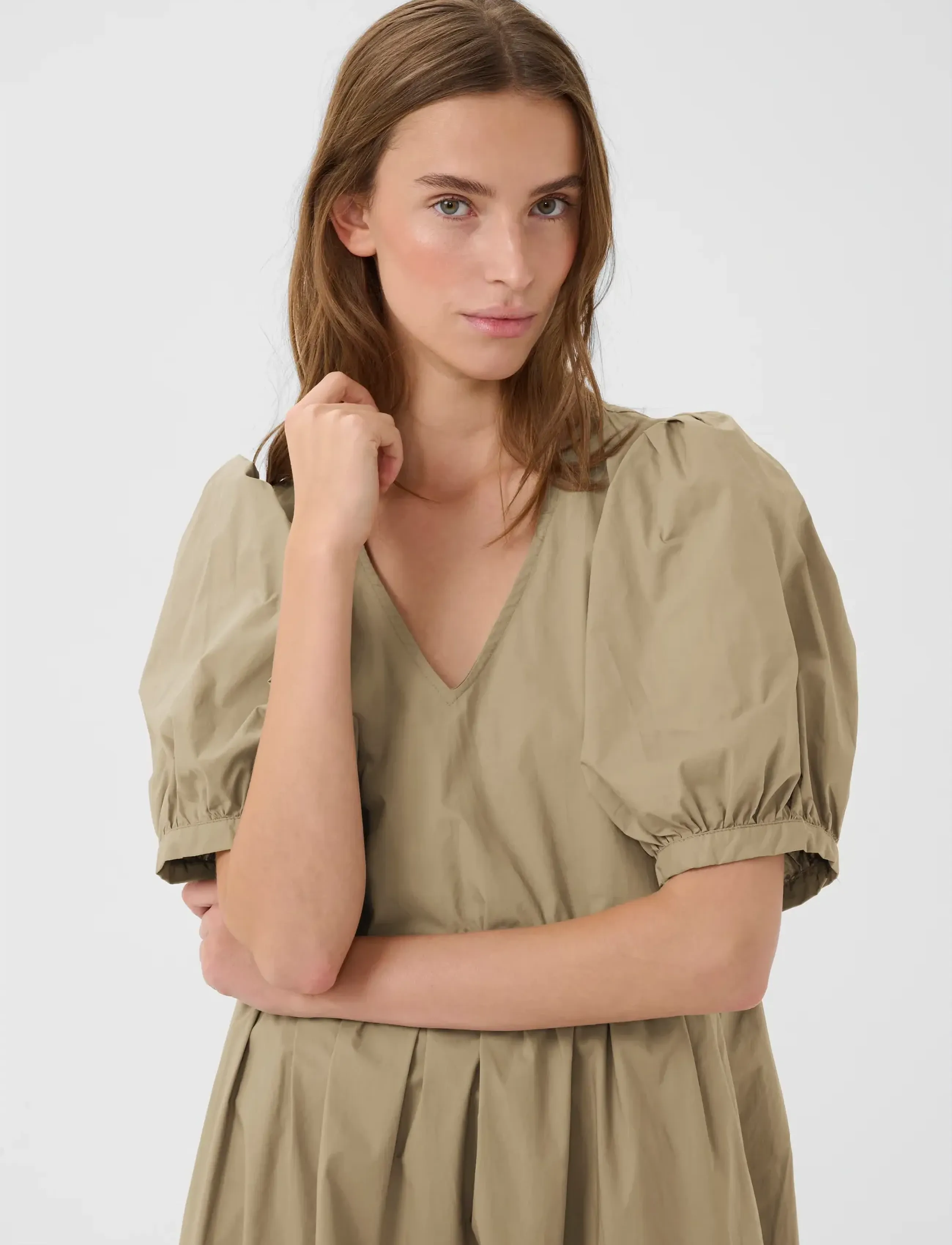 Karen By Simonsen Kbenya Dress, 34, Dresses, Khakigrün - Maxi Frauen