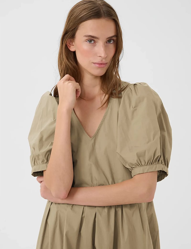 Karen By Simonsen - KBEnya Dress - suvekleidid - weathered teak - 0