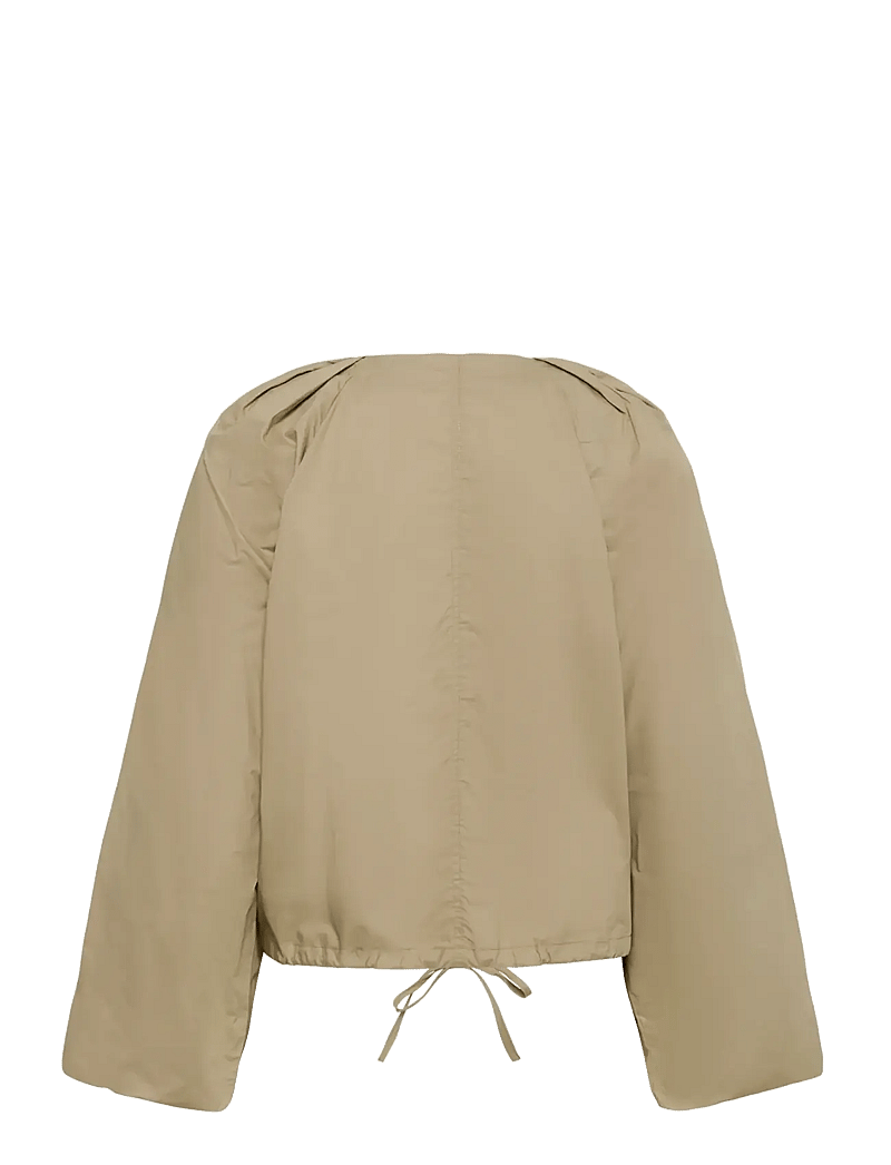 Karen By Simonsen - KBEnya Balloon Blouse - pikkade varrukatega pluusid - weathered teak - 2