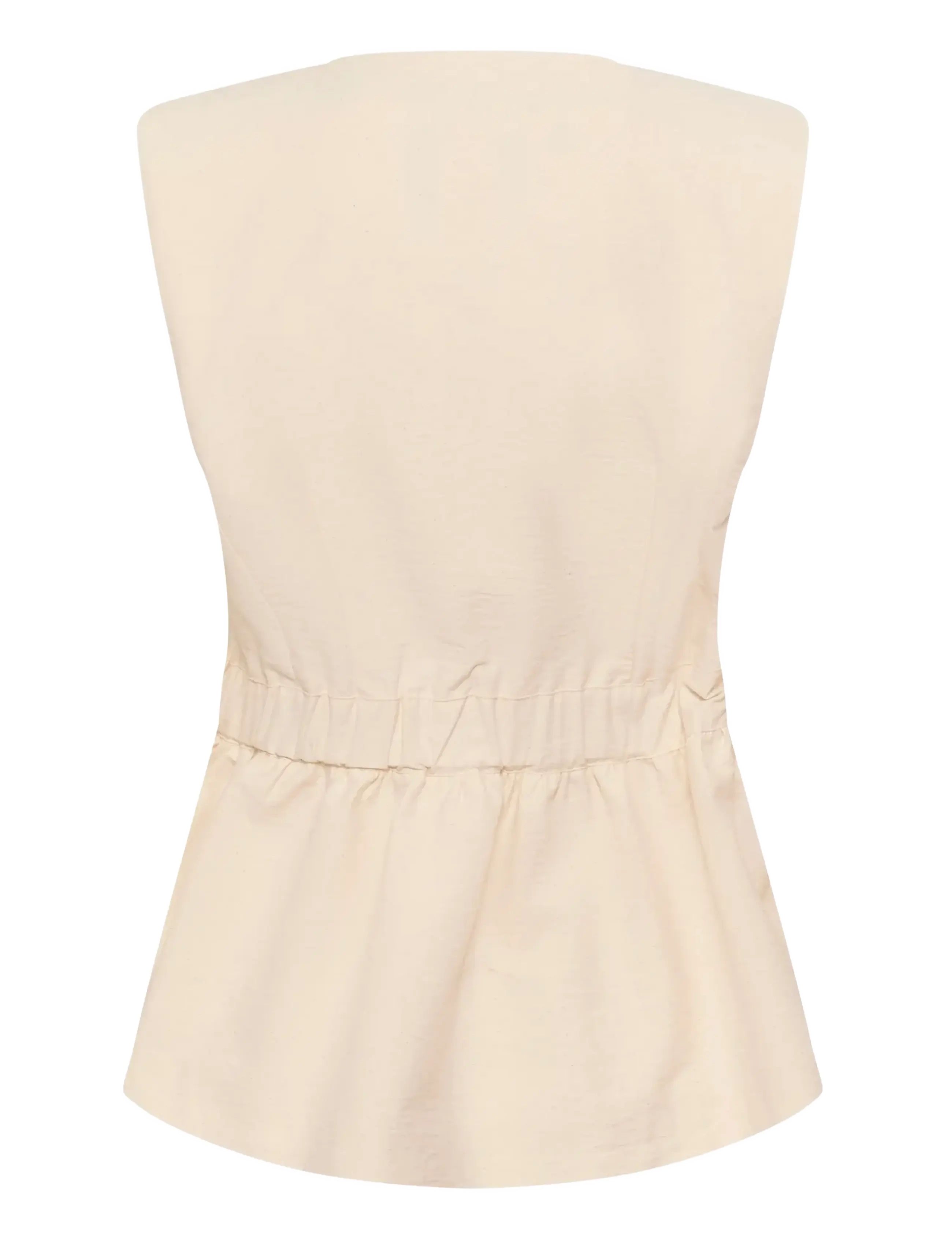 Karen By Simonsen - KBEmery Waistcoat - veste - egret - 2