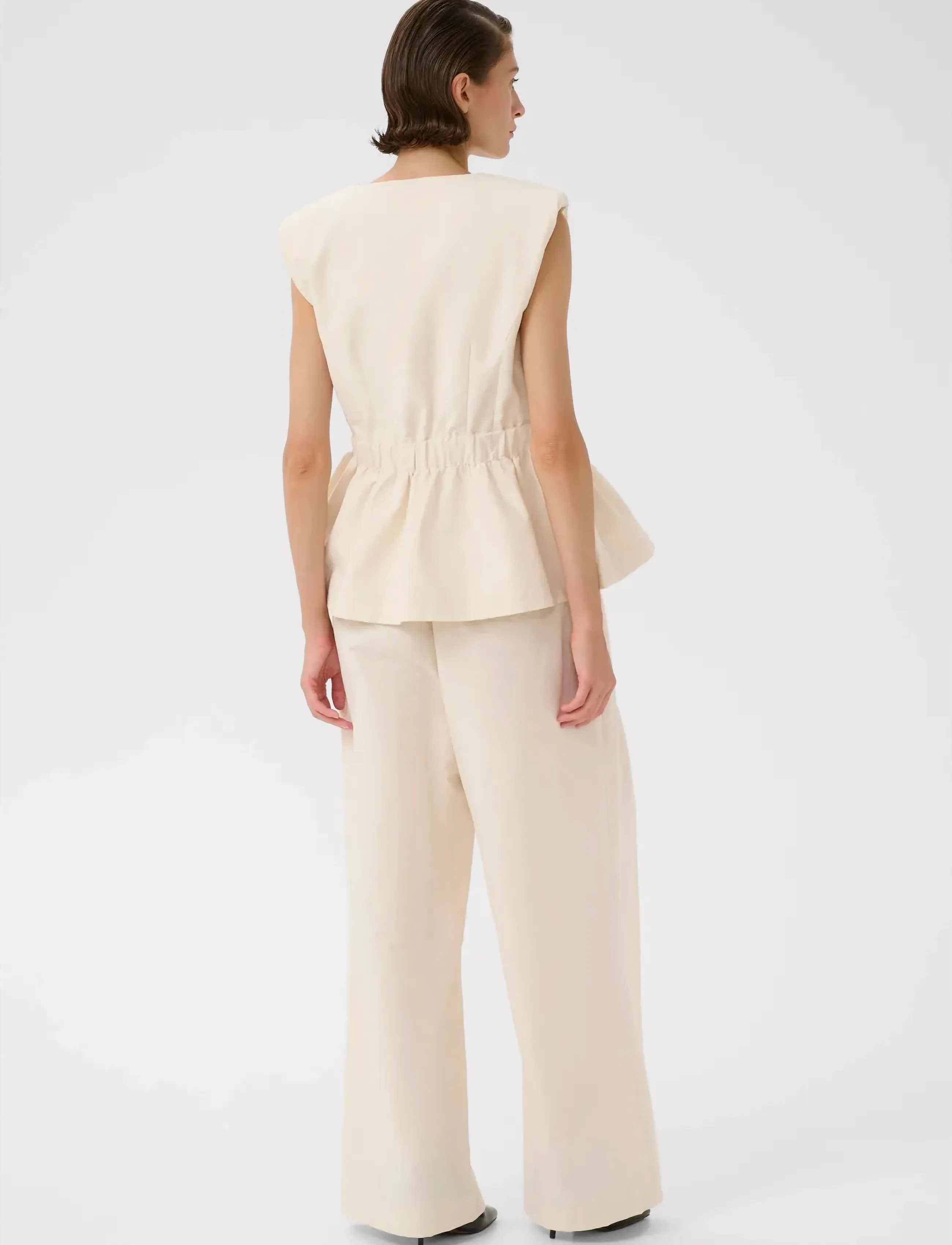 Karen By Simonsen - KBEmery Waistcoat - veste - egret - 4