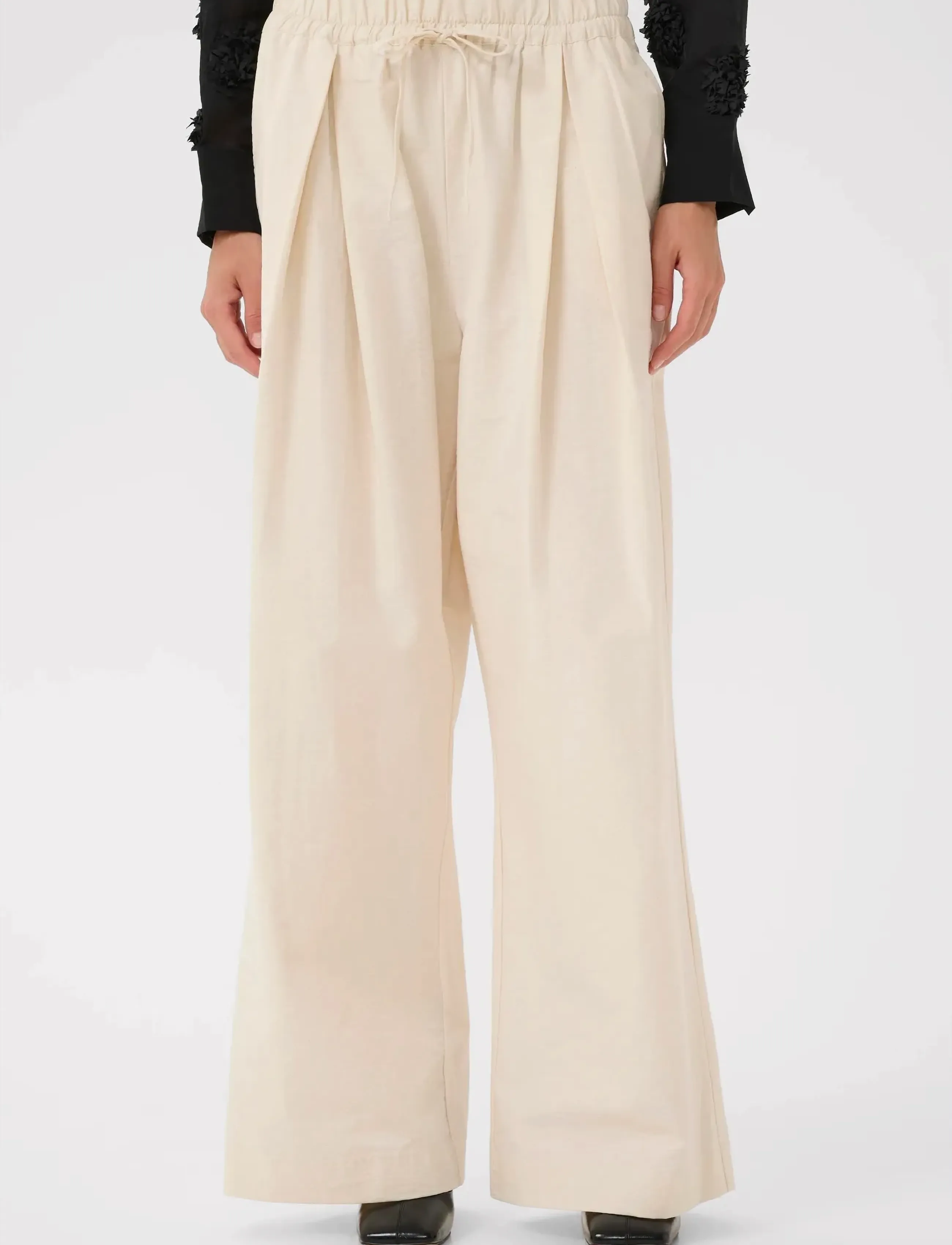 Karen By Simonsen KBEmery Pants - Tøj - EGRET / cream