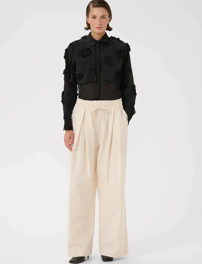 Karen By Simonsen - KBEmery Pants - vida byxor - egret - 3