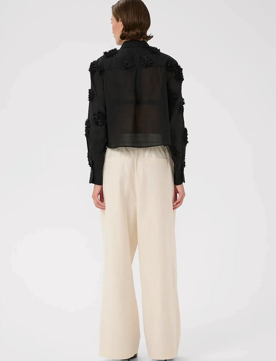 Karen By Simonsen - KBEmery Pants - hosen mit weitem bein - egret - 4
