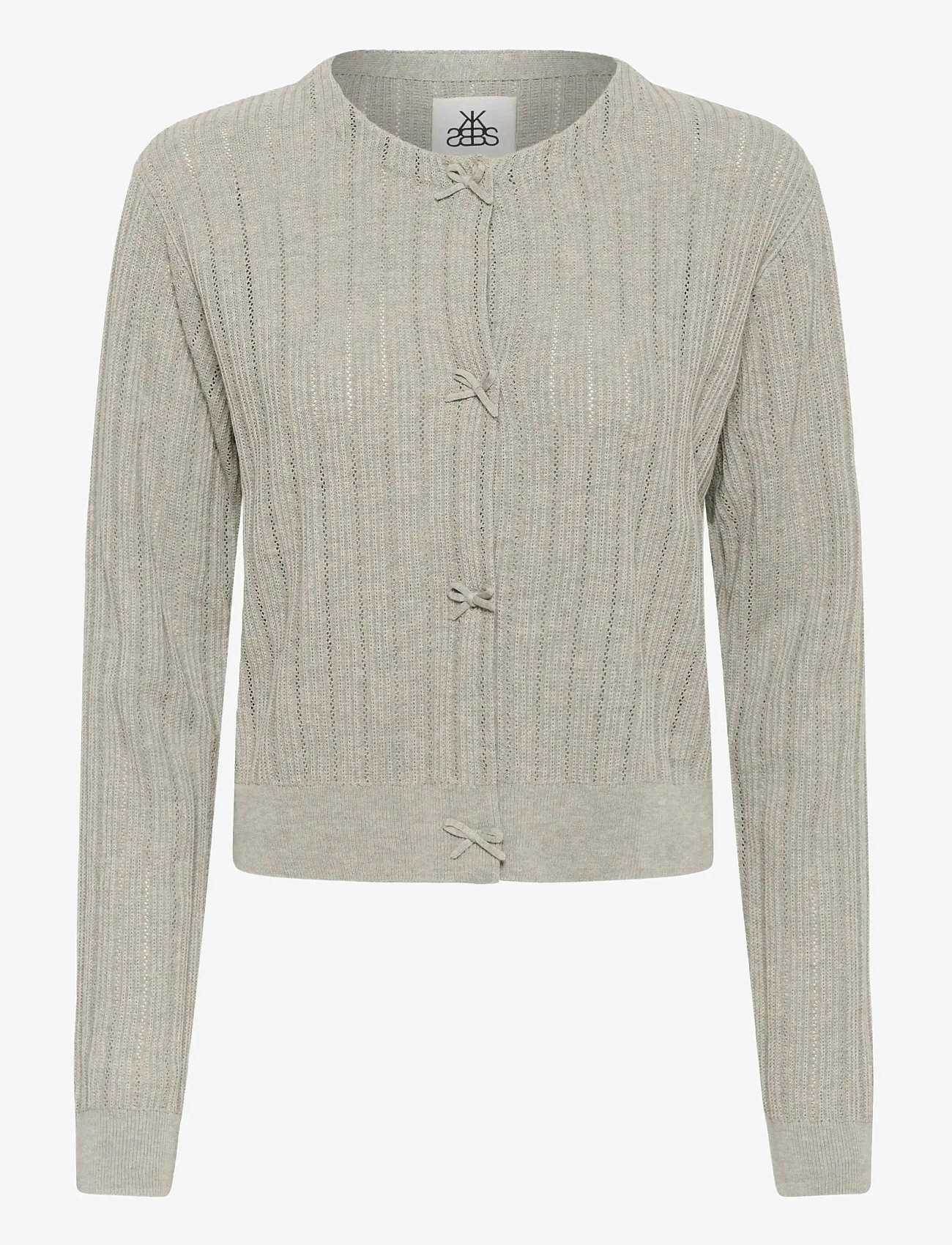 Karen By Simonsen - KBEza Cardigan - cardigans - frost gray - 1