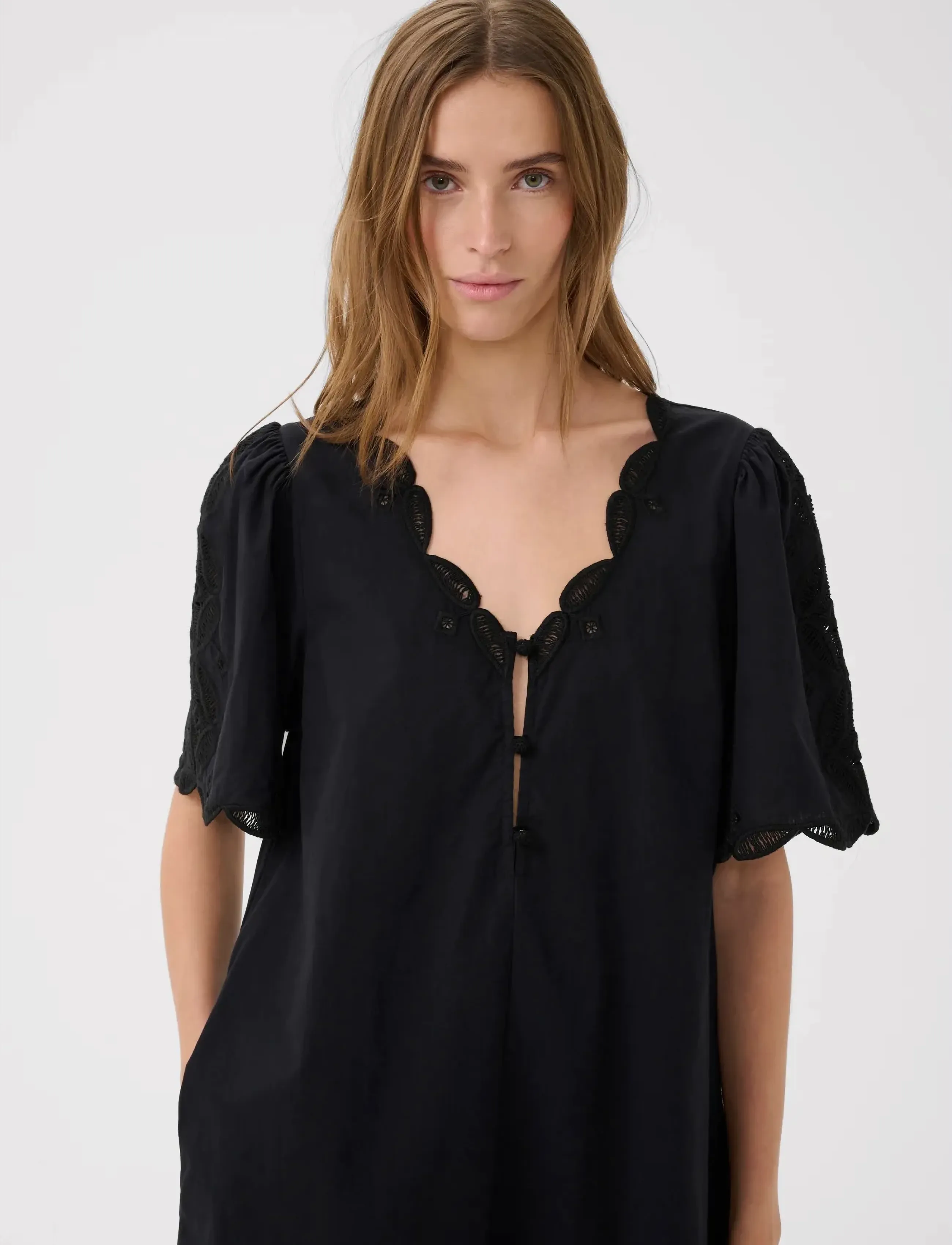 Karen By Simonsen Kberlinda Dress, 32, Black, Kjoler > Knælange Og Midi, Dame