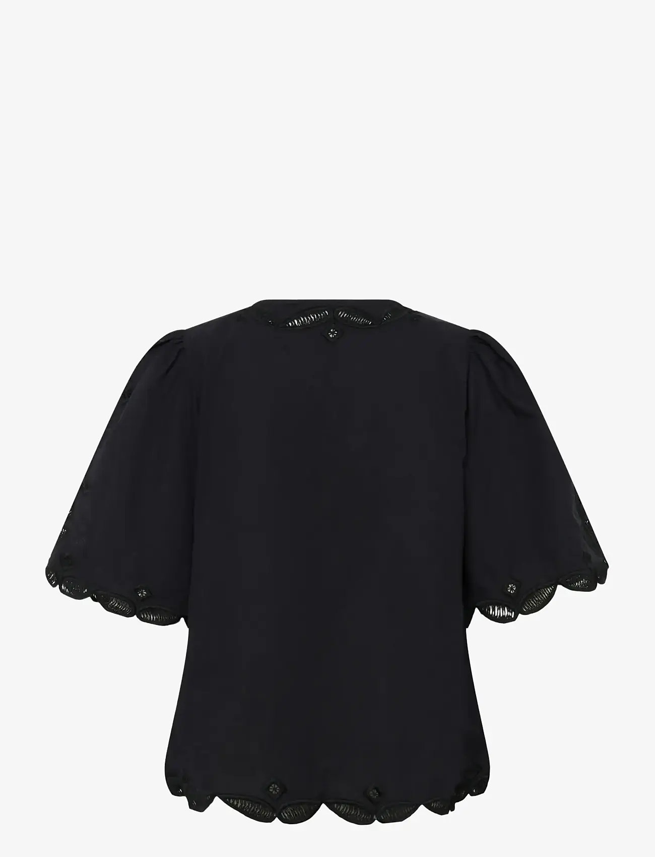 Karen By Simonsen - KBErlinda Blouse - kortærmede bluser - meteorite - 2