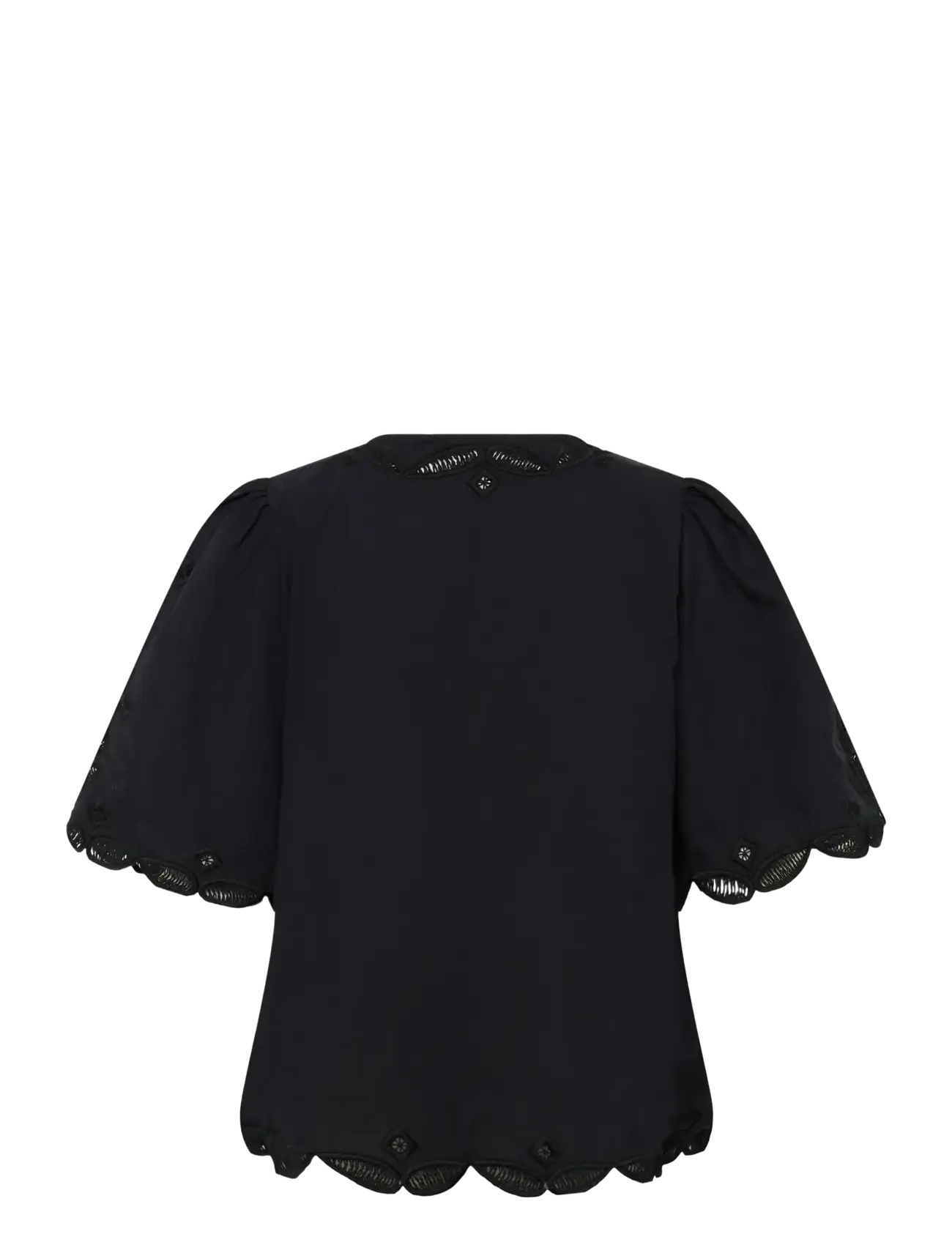 Karen By Simonsen - KBErlinda Blouse - short-sleeved blouses - meteorite - 2